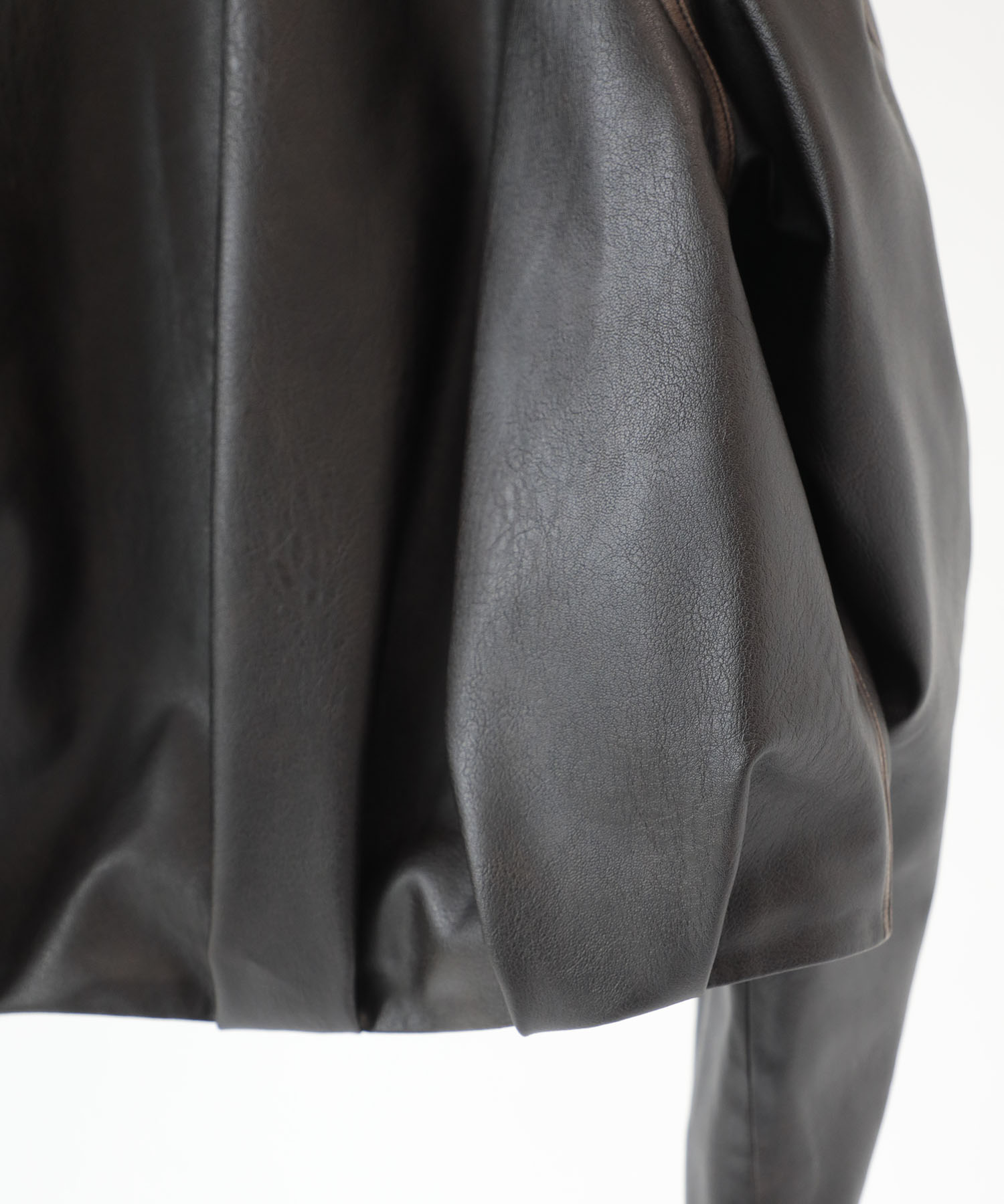 balloon blouson vintage faux leather CONZ