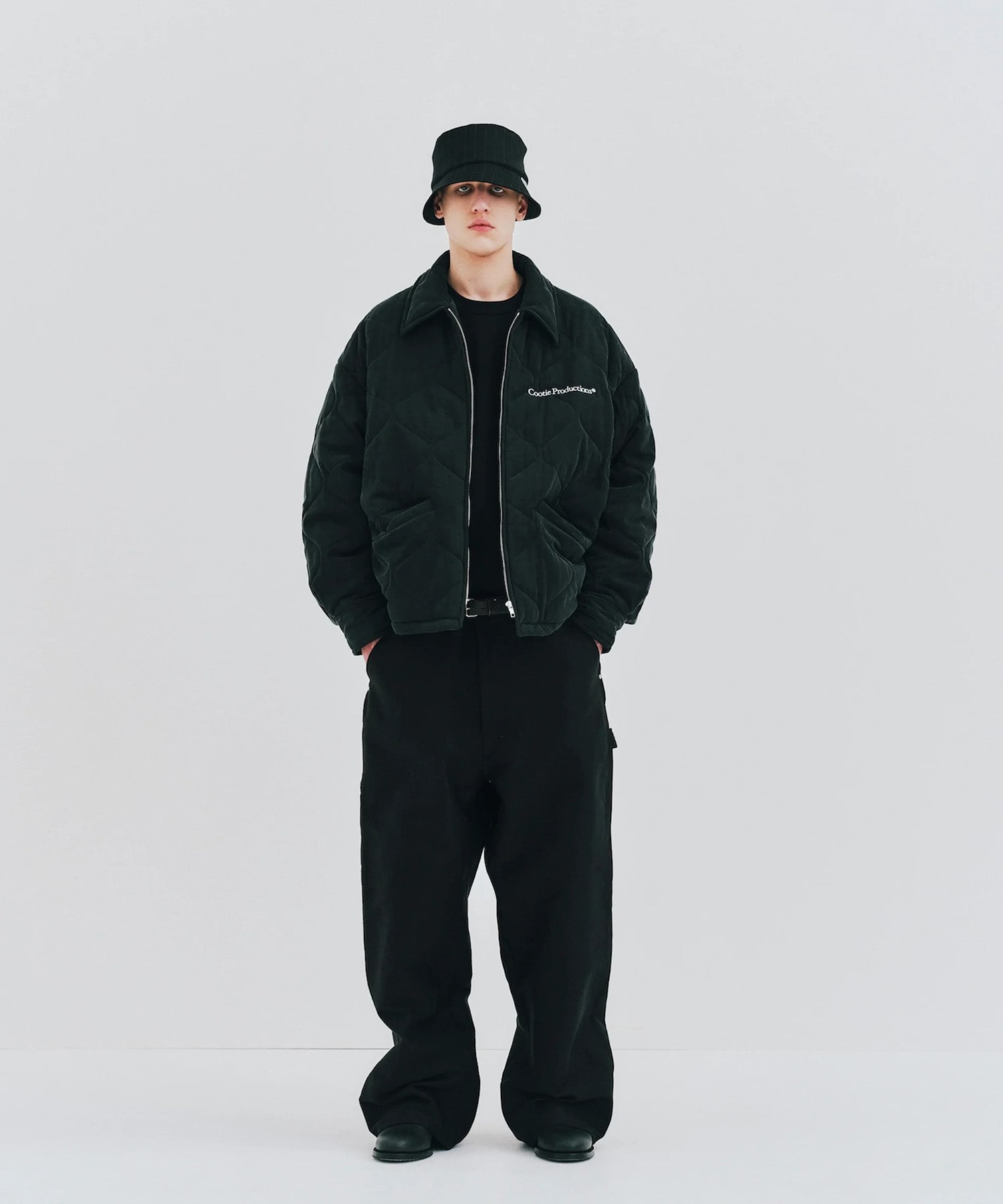 Cu/Ny Satin Vietnam Liner Jacket COOTIE PRODUCTIONS