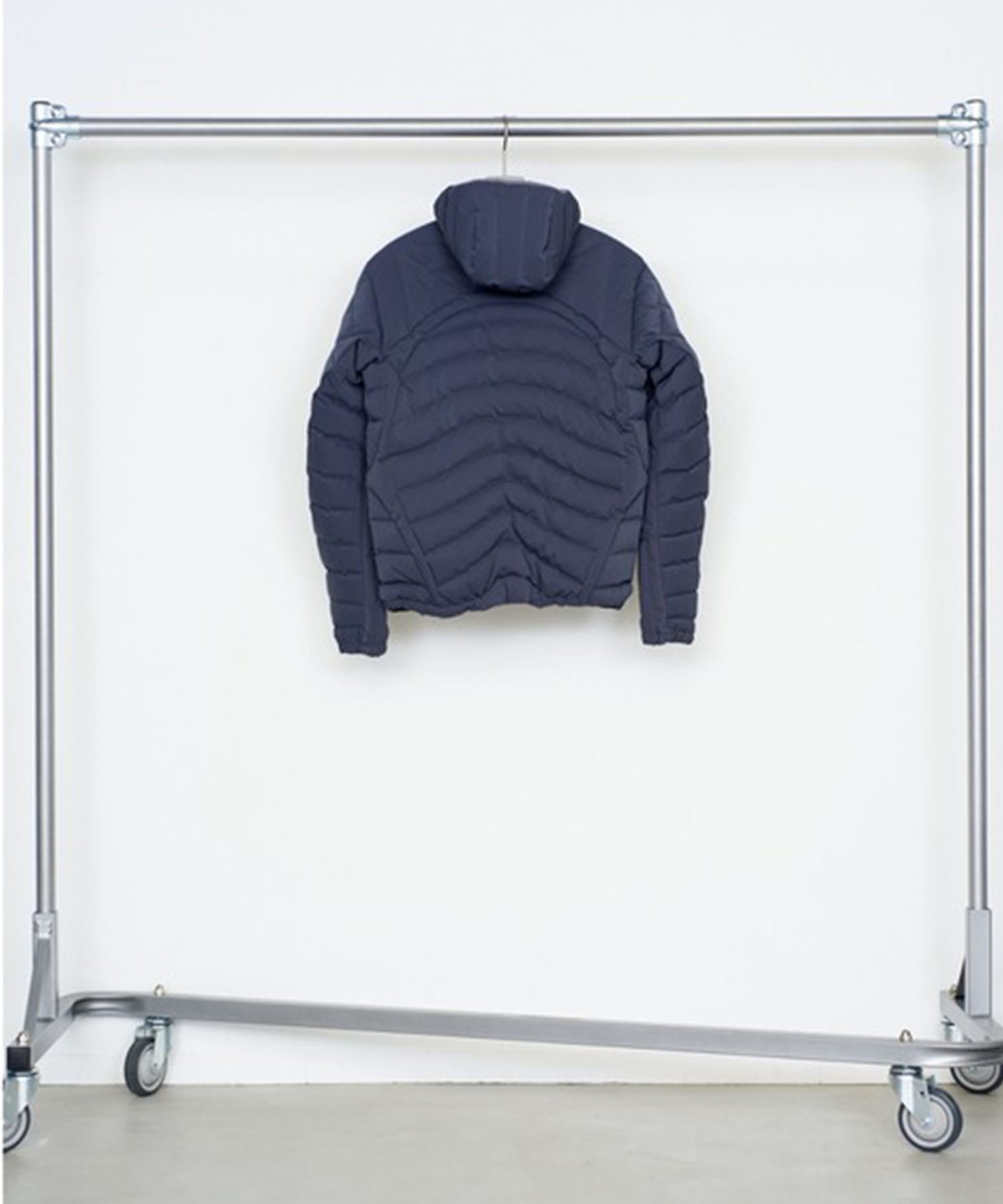 PANELLED HOODED PUFFER JACKET NVRFRGT