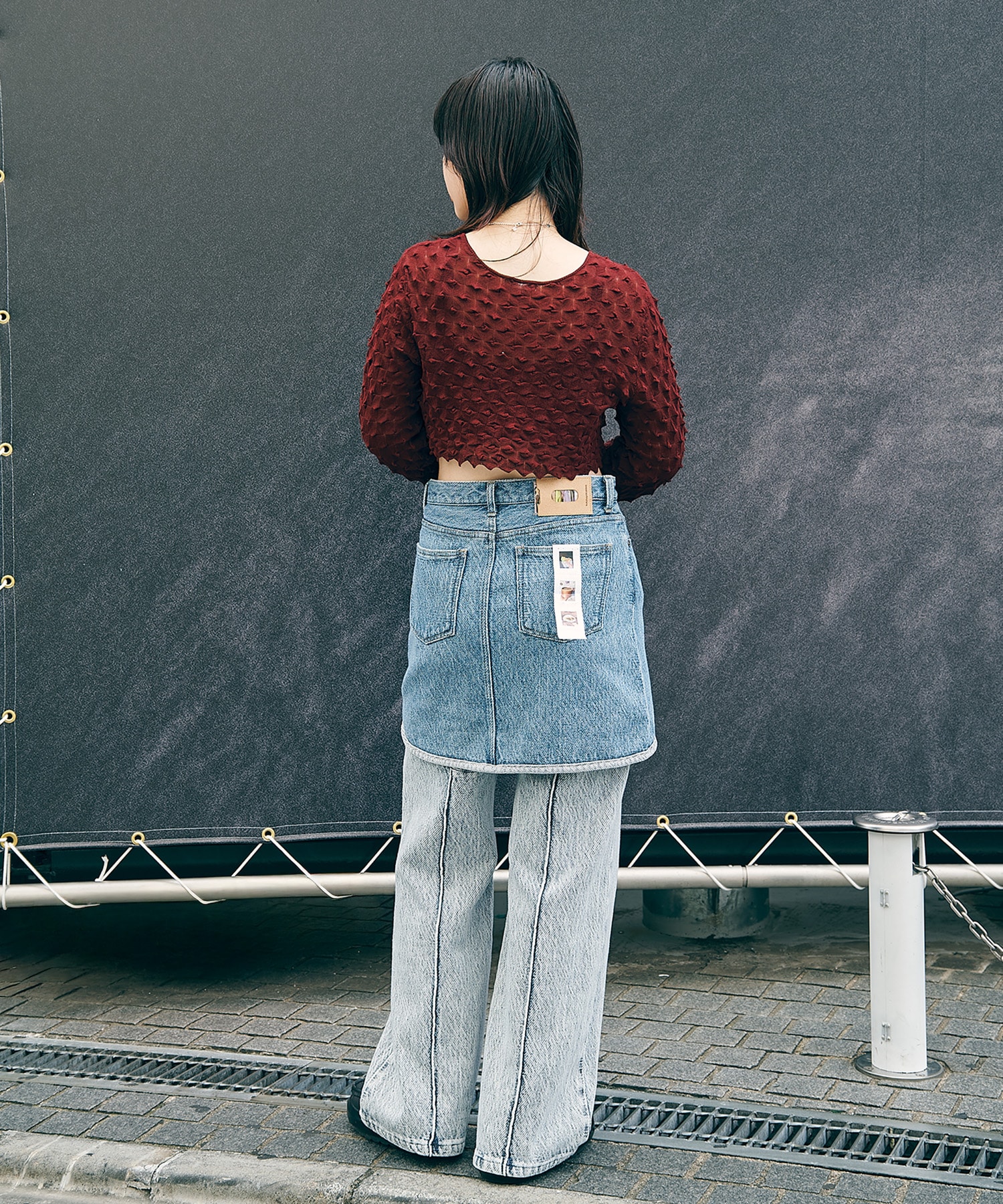 WAVE CUT SKIRT kotohayokozawa