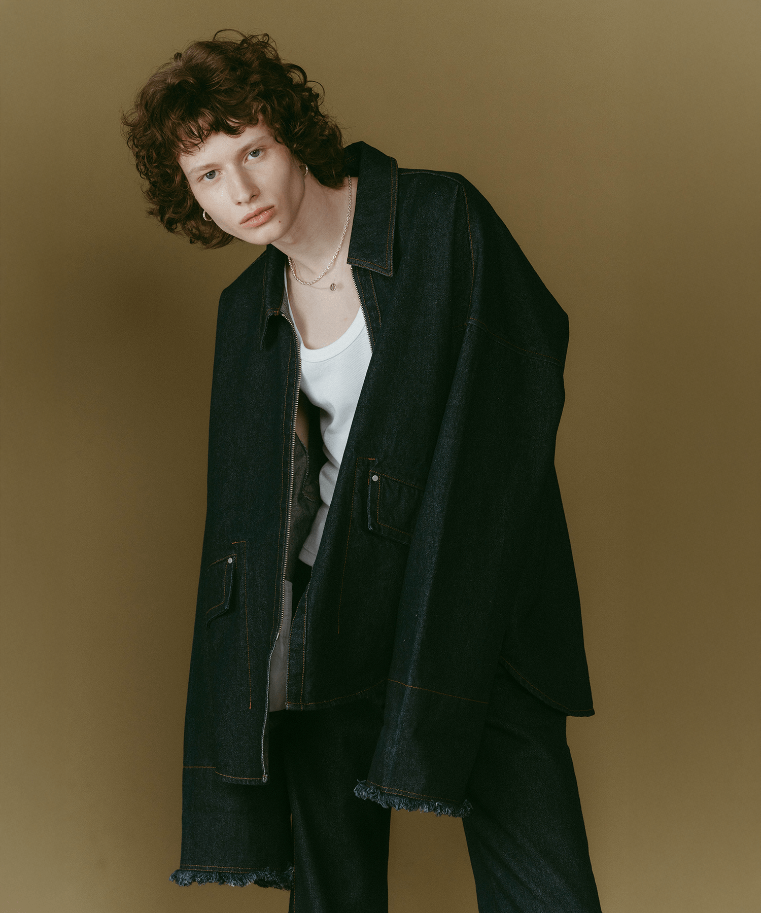 denim over shirt jacket(unisex) Knuth Marf