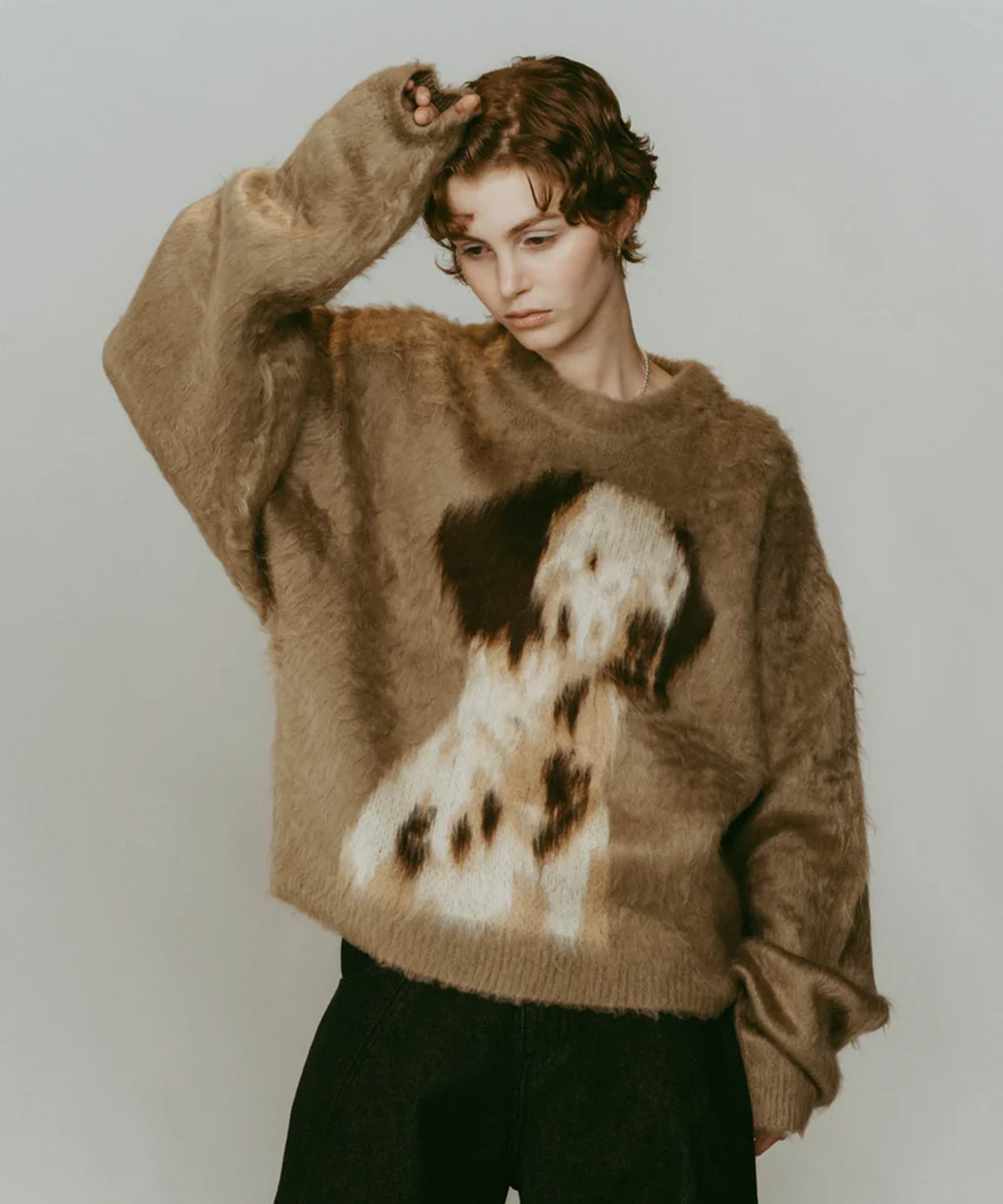 dalmatian shaggy knit(unisex) Knuth Marf