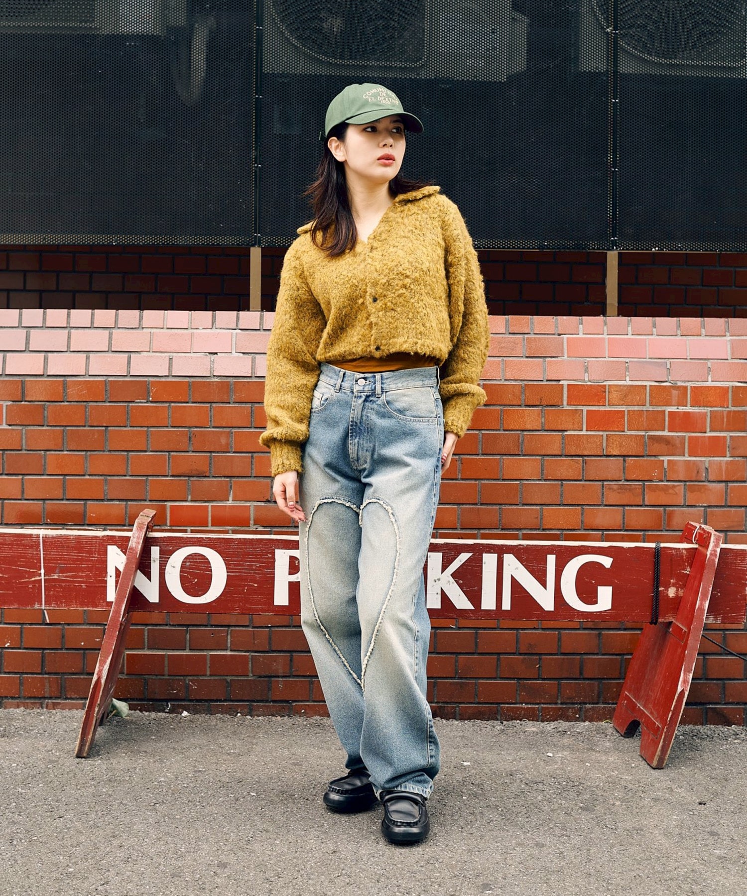 MIX FUR MOLE KNIT SKIPPER CARDIGAN ANTHEM A