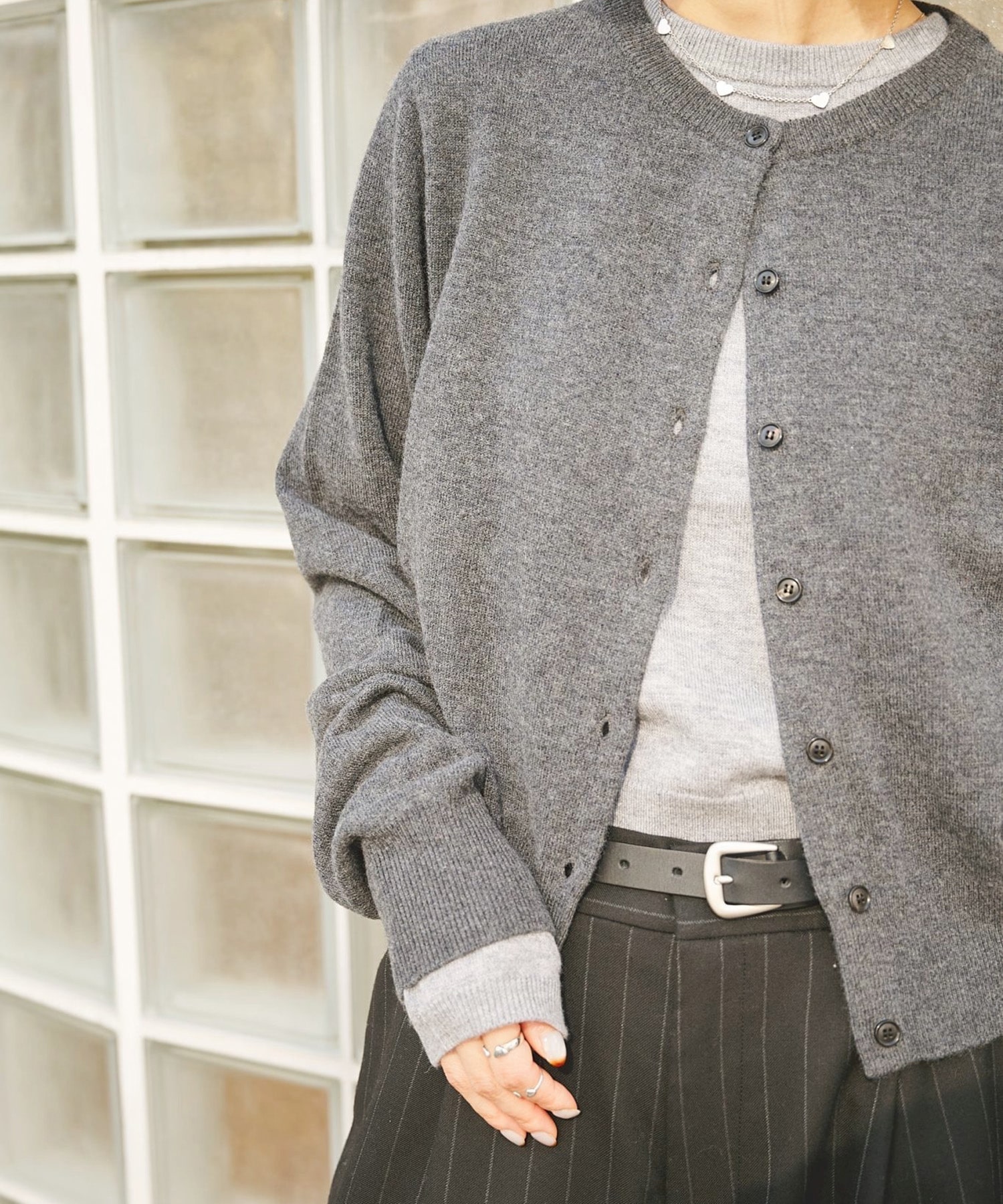 MERINO WOOL ENSEMBLE KNIT CONZ