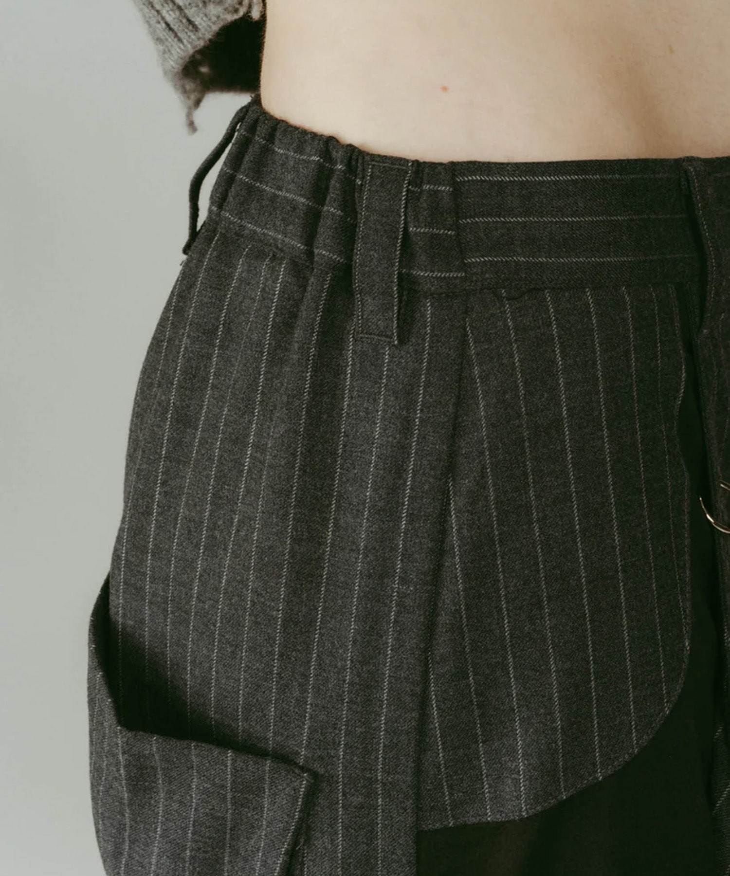 pierced drape pants(unisex) Knuth Marf