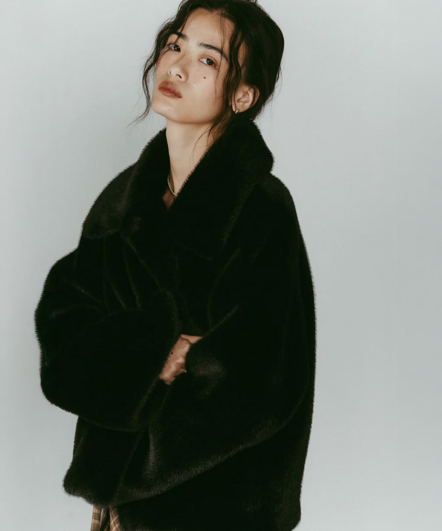 point collar fur coat Knuth Marf