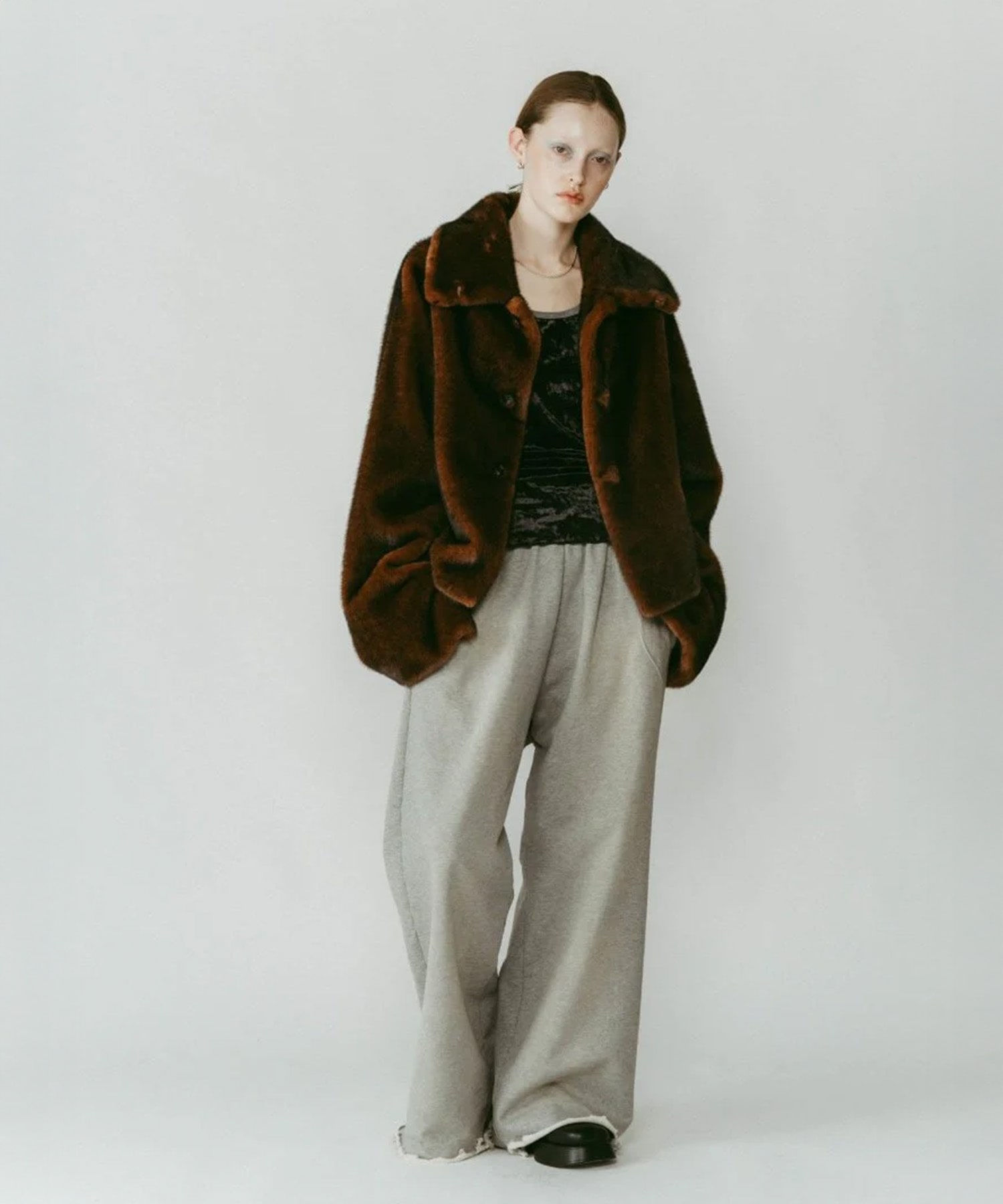 point collar fur coat Knuth Marf