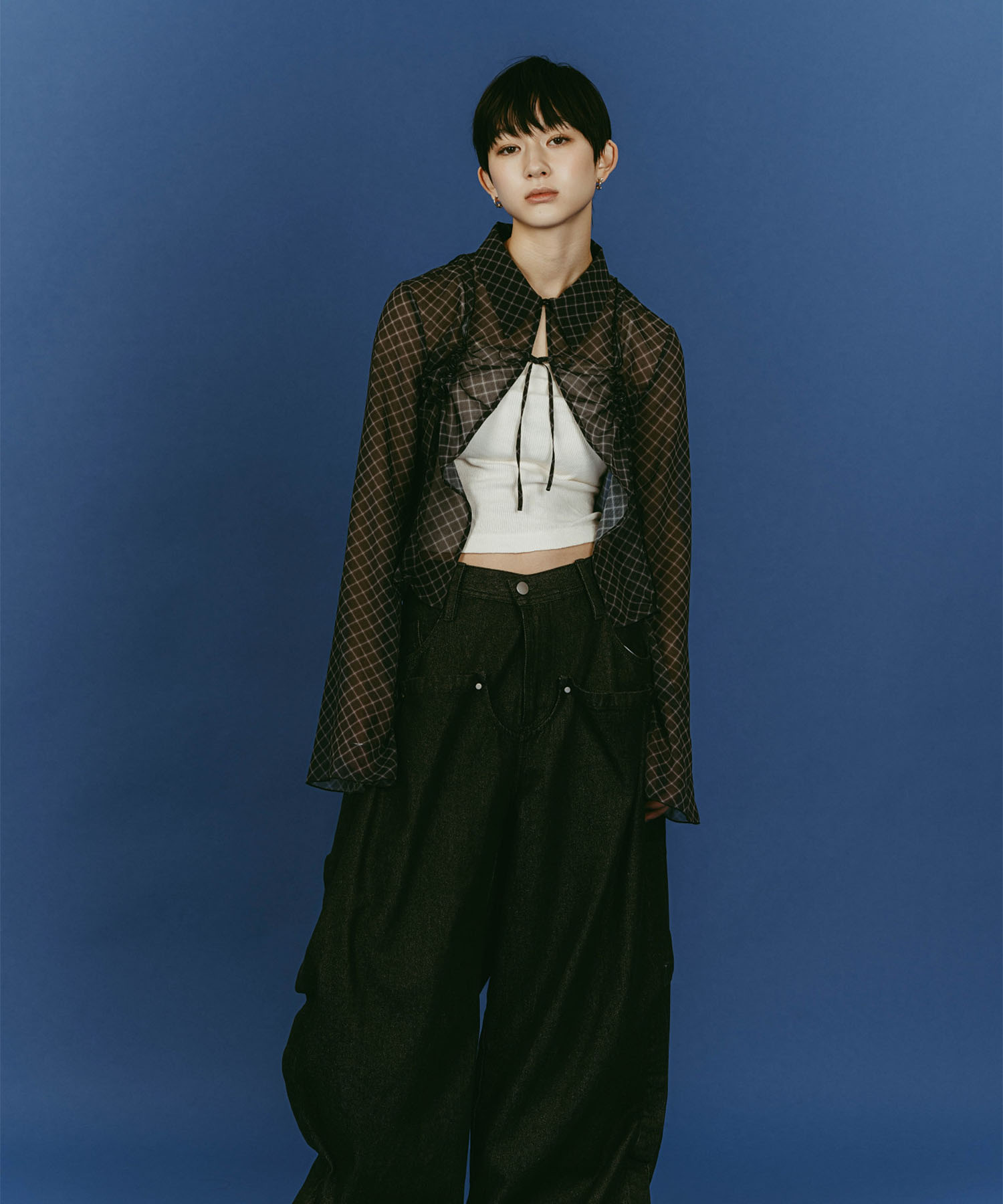 sheer collared blouse Knuth Marf