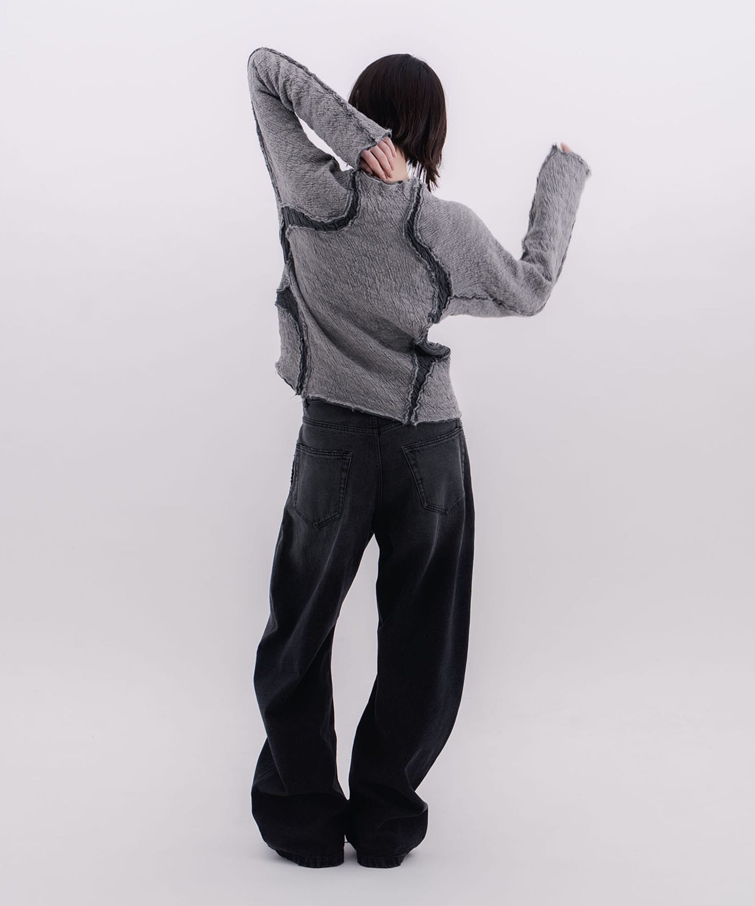 別注PANELED LONG SLEEVE NVRFRGT