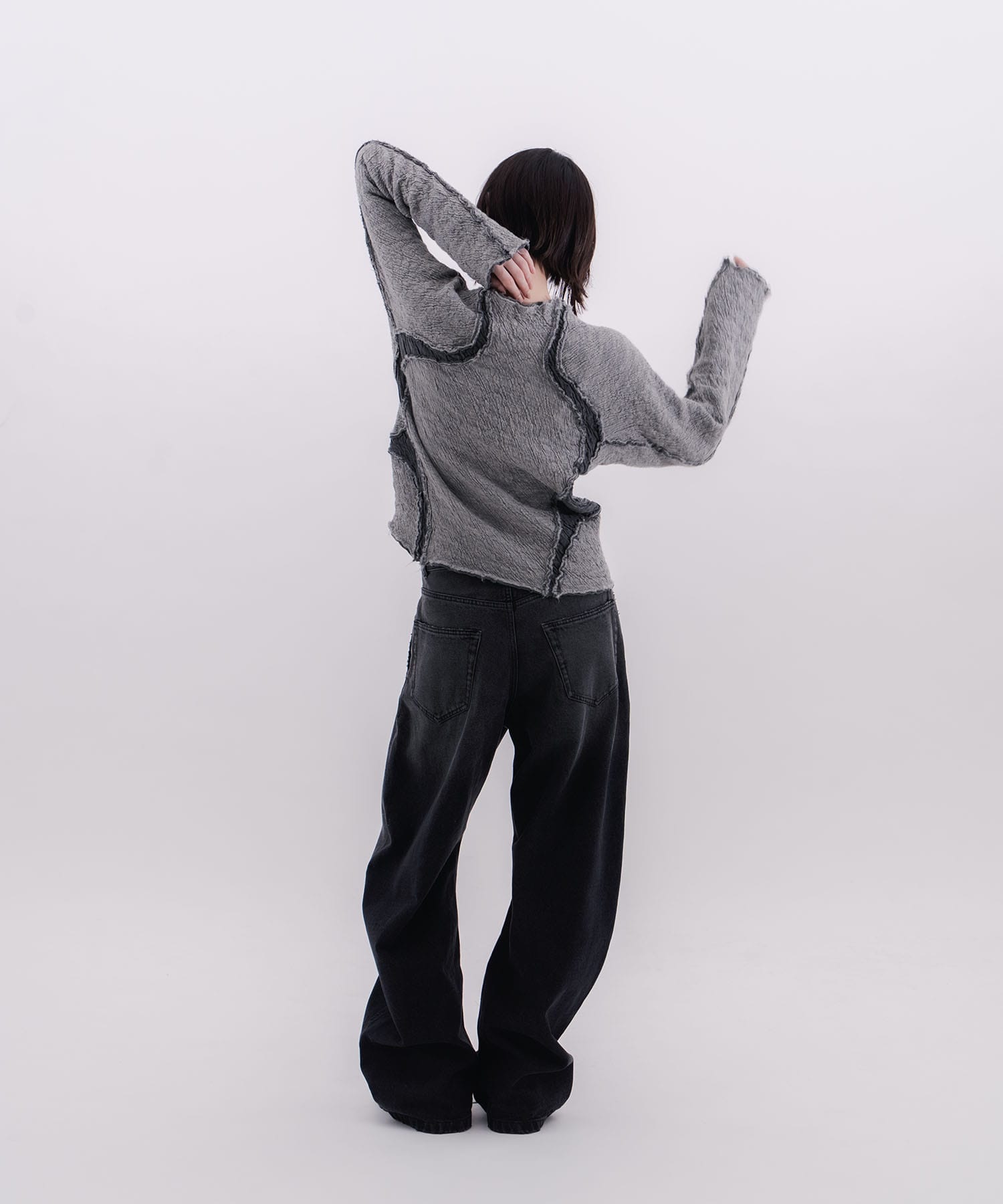 別注PANELED LONG SLEEVE NVRFRGT