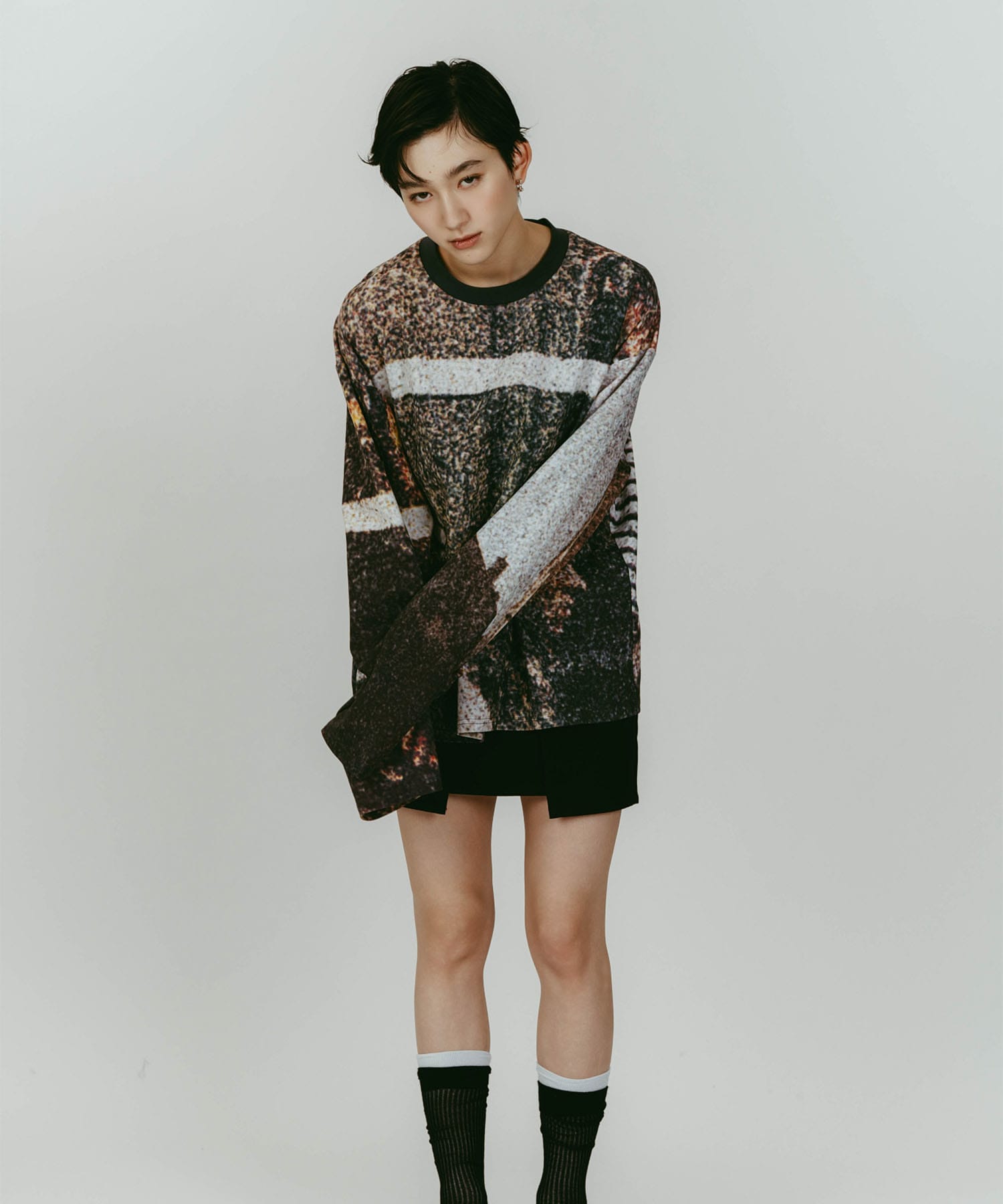 scenery print long sleeve tee Knuth Marf