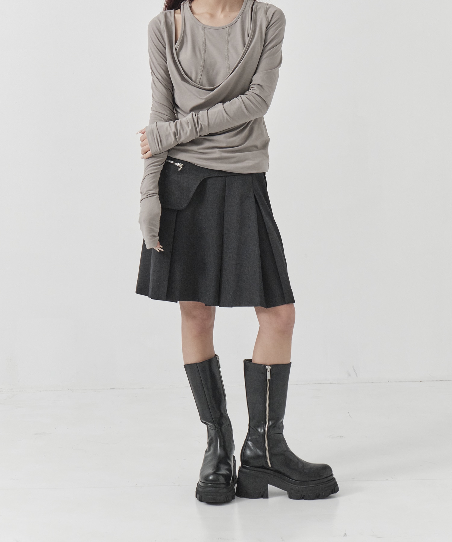 layered long sleeve top CONZ