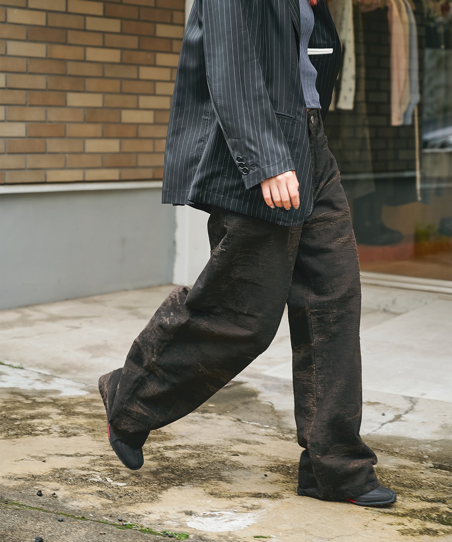 別注 DENIM CURVELEGPANTS TAAKK