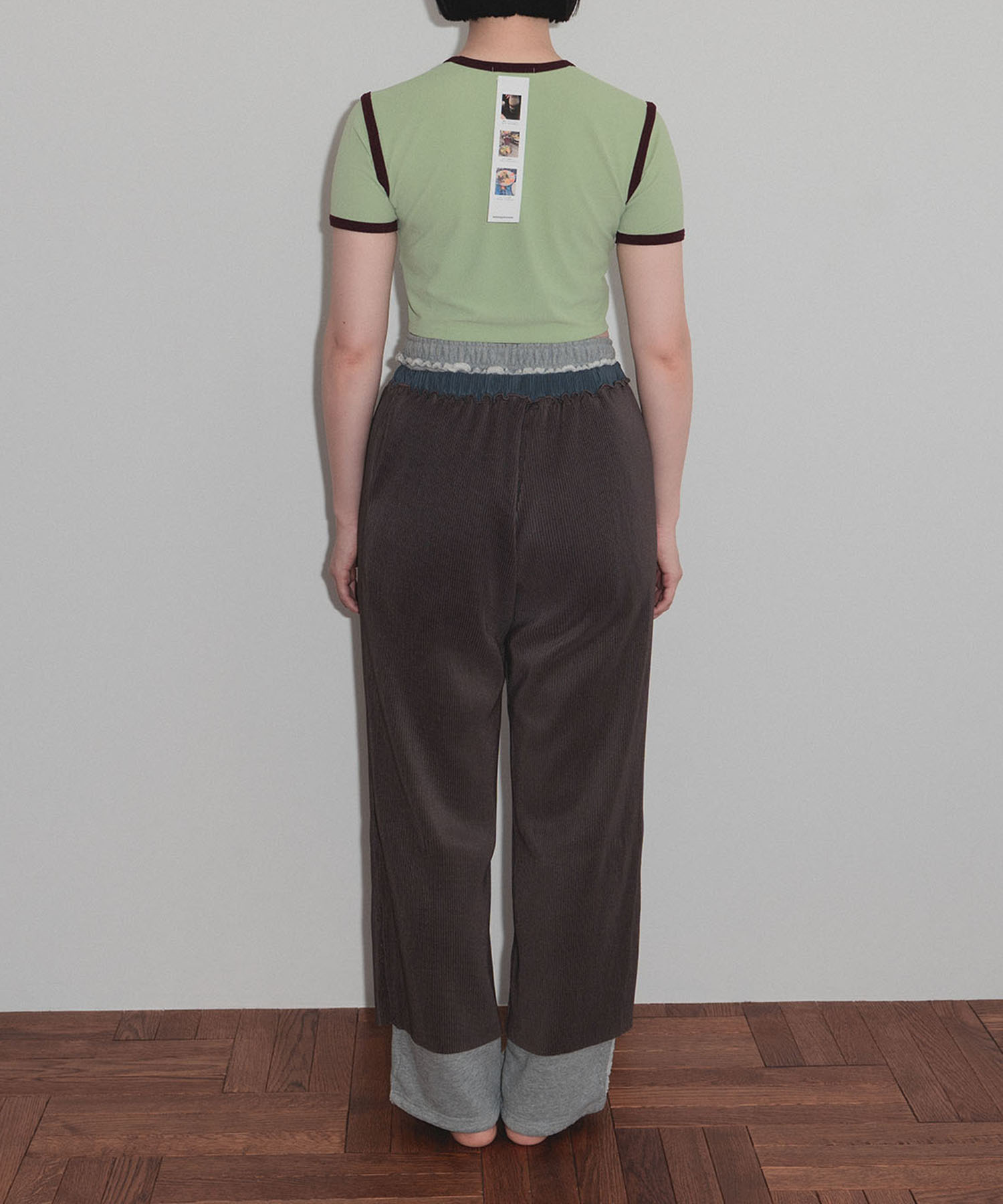 別注 STRETCH PILE RINGER SHORT TEE kotohayokozawa