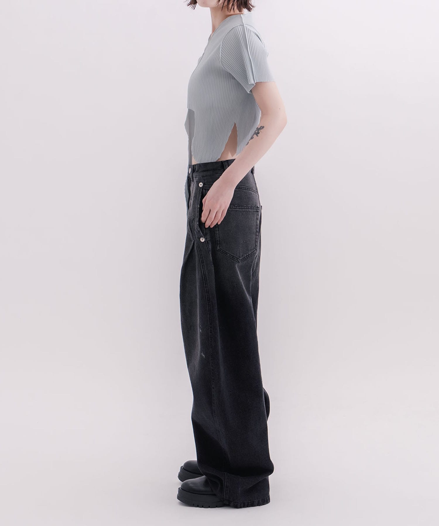 CHOPPED TOP SHORTSLEEVE kotohayokozawa