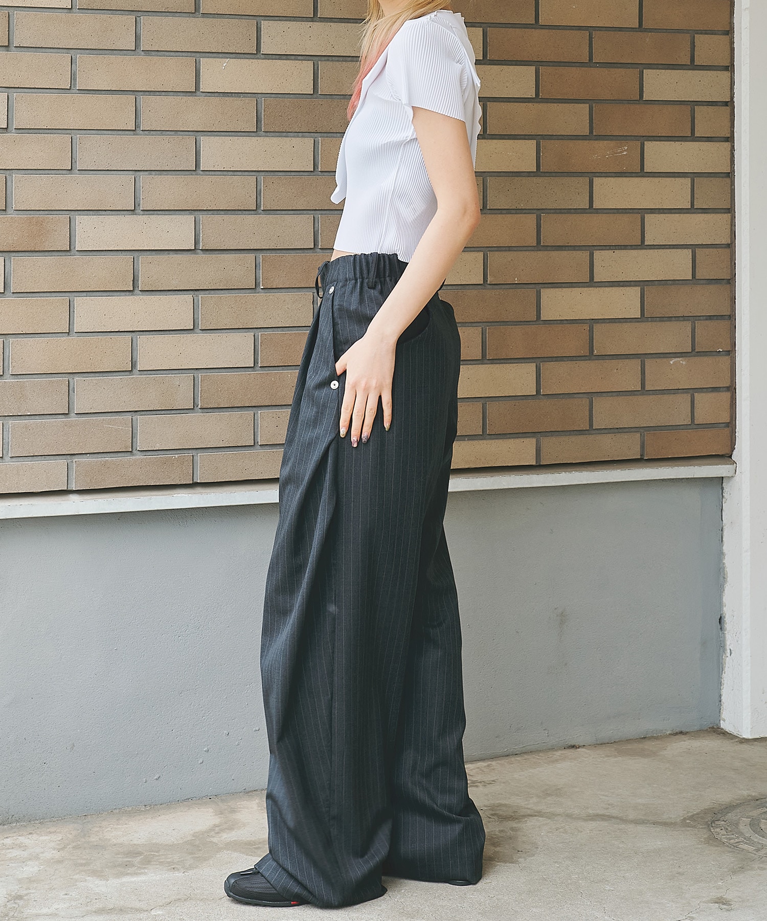 TODO WAVE TINY TOP SHORT SLEEVE kotohayokozawa