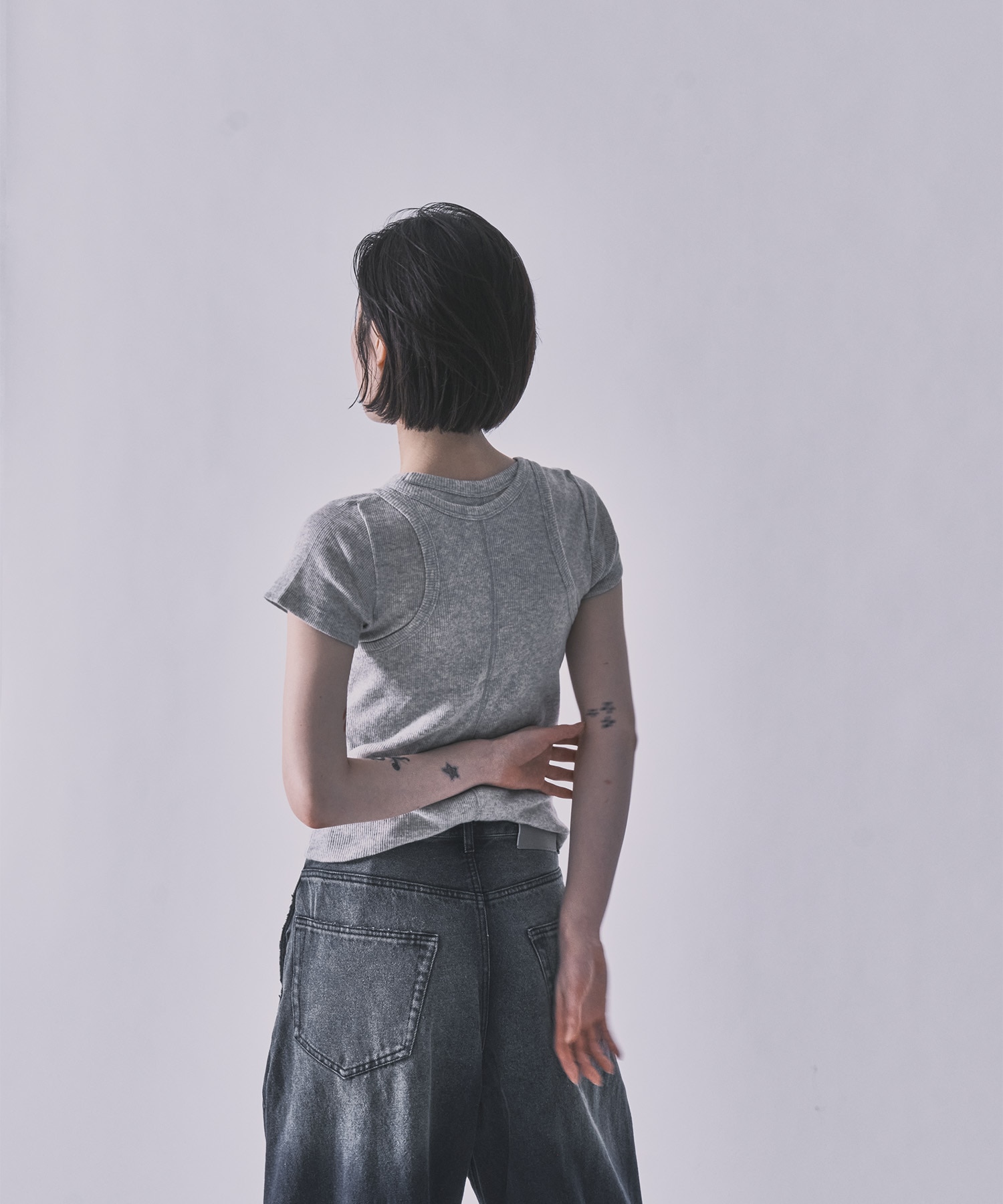 Gauze Teleco Tank Top INSCRIRE