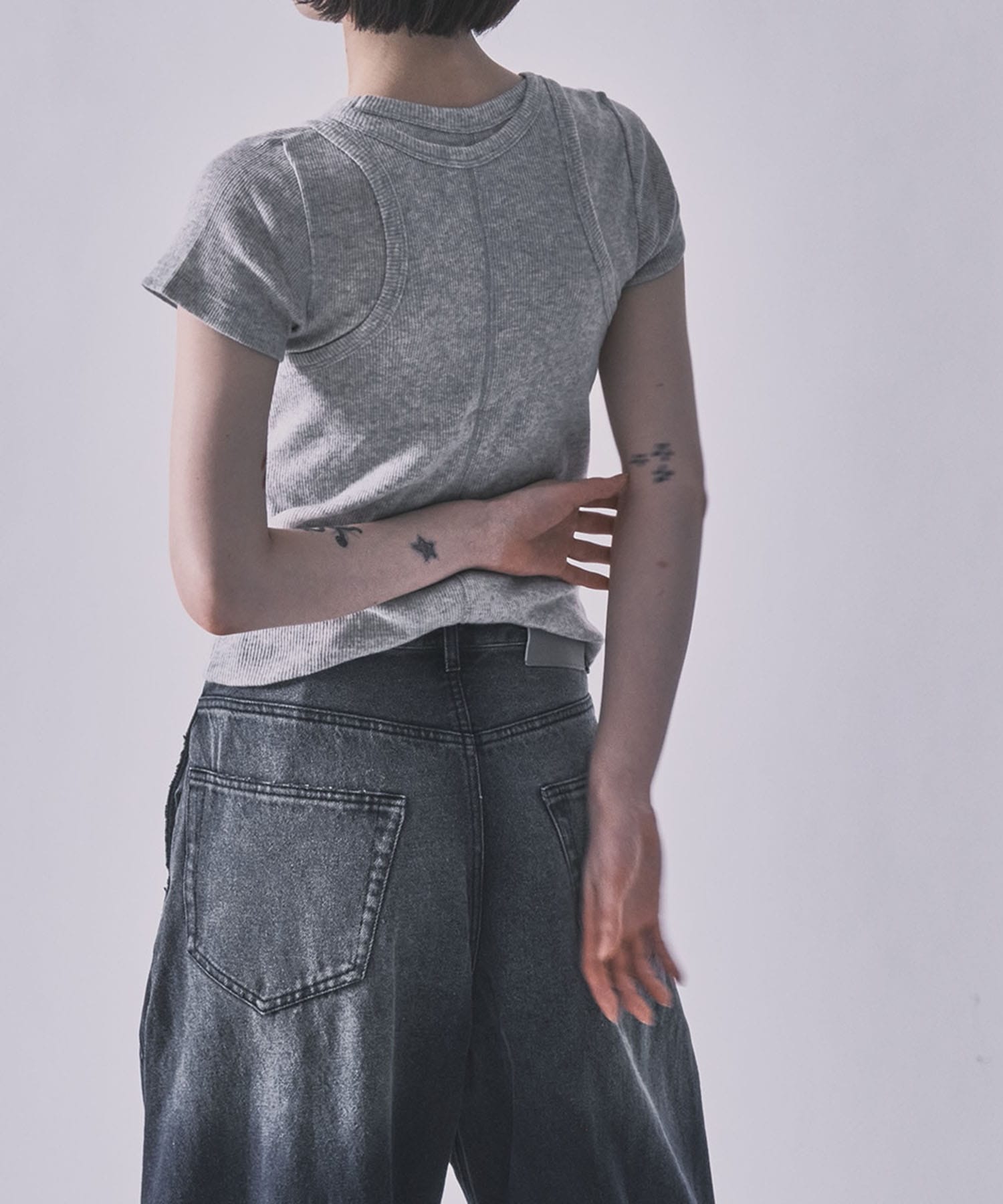 Gauze Teleco Tank Top INSCRIRE