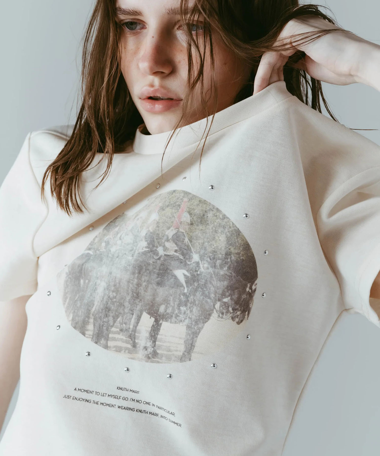 studded compact tee Knuth Marf
