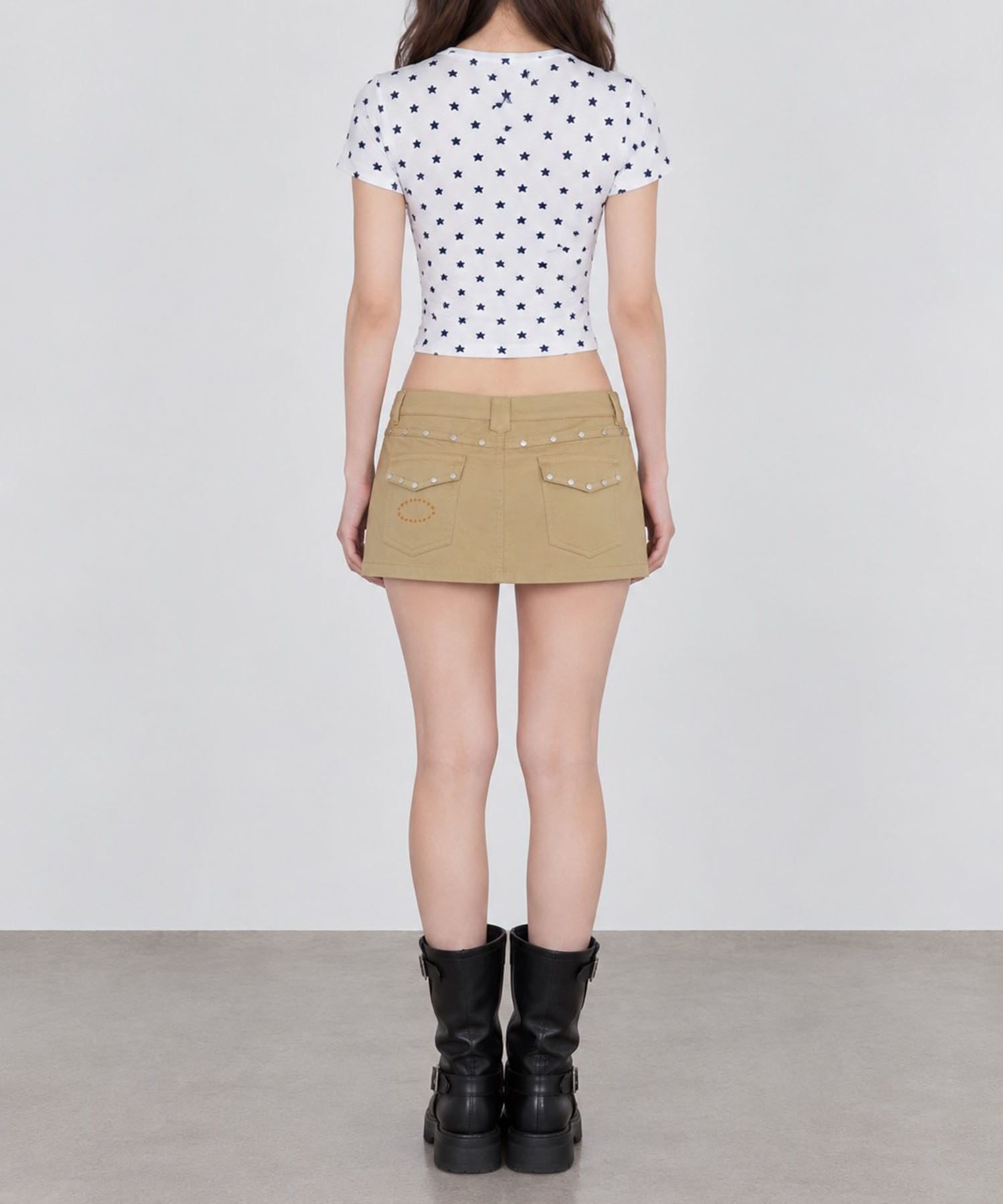 WMS STUDDED MINI SKIRT AFB