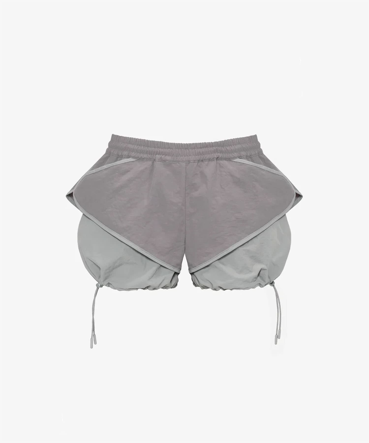 NYLON PUFFY SHORTS POOLDE