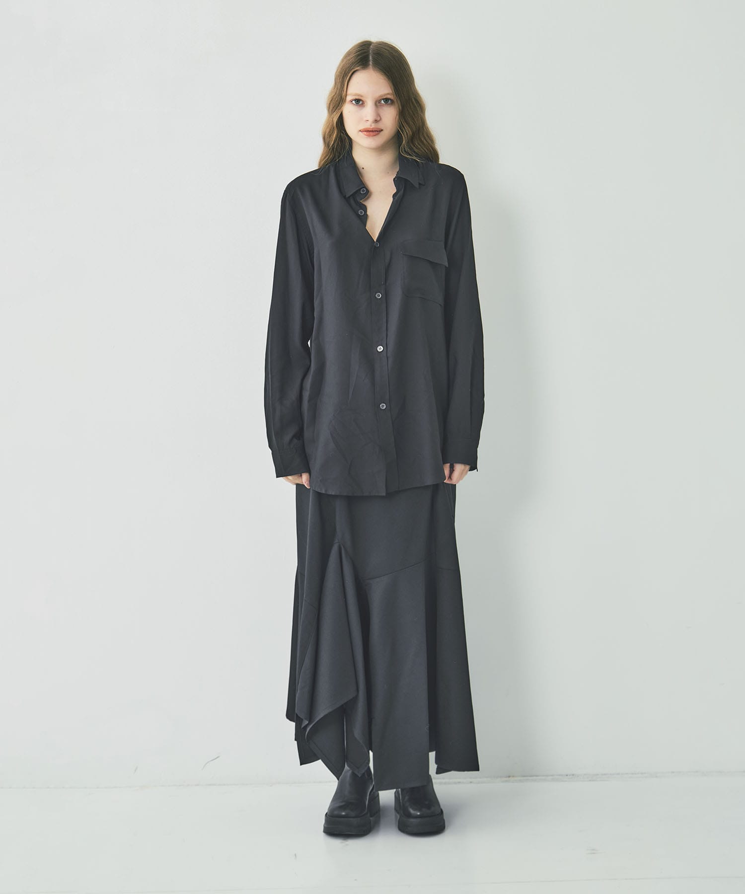 Rayon double collar SH sulvam