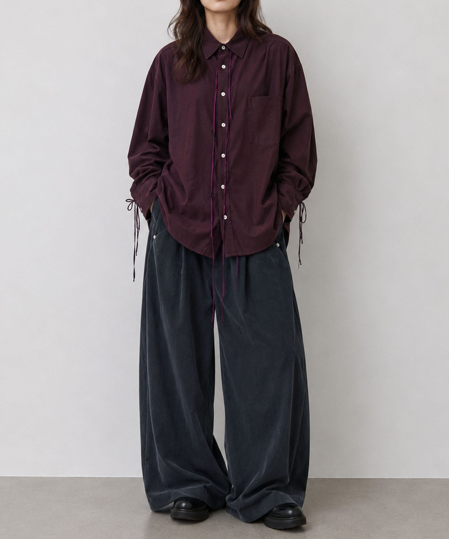 SIDE SLIT SHIRT Midorikawa