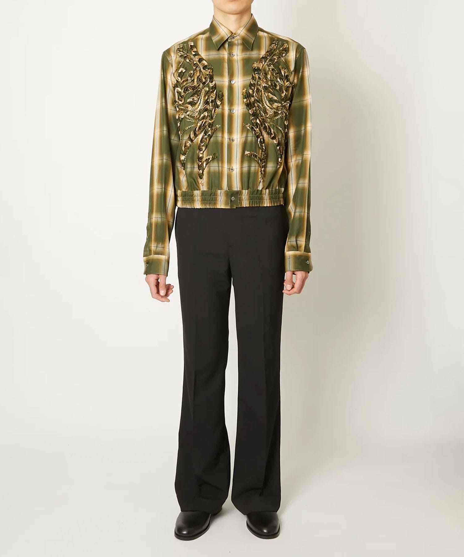 EMBROIDERED BLOUSON SHIRT TAAKK