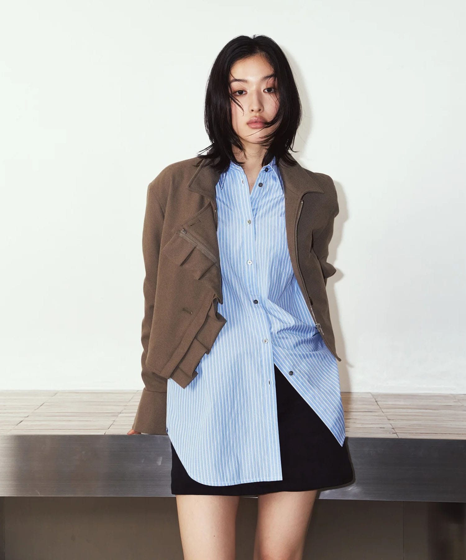 2way cropped frill jacket Knuth Marf