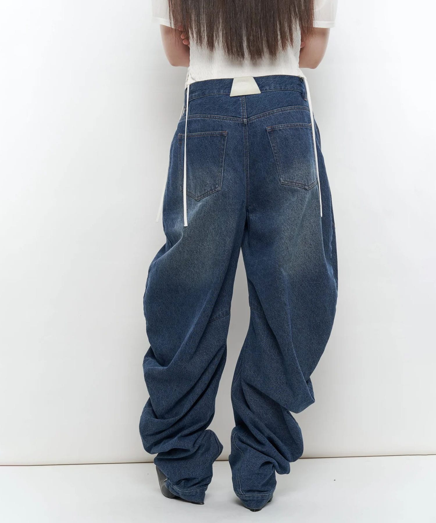 LIQUID DENIM PANTS POOLDE