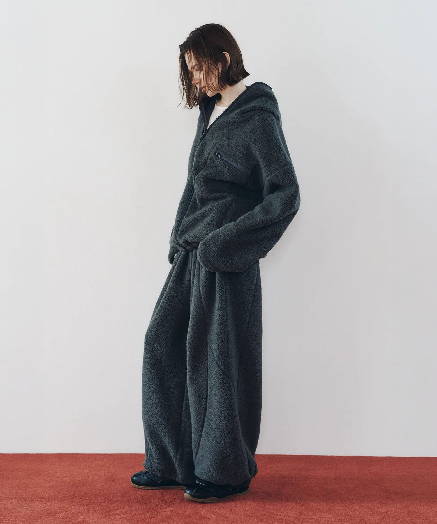 switching boa pants(unisex)/l mint Knuth Marf