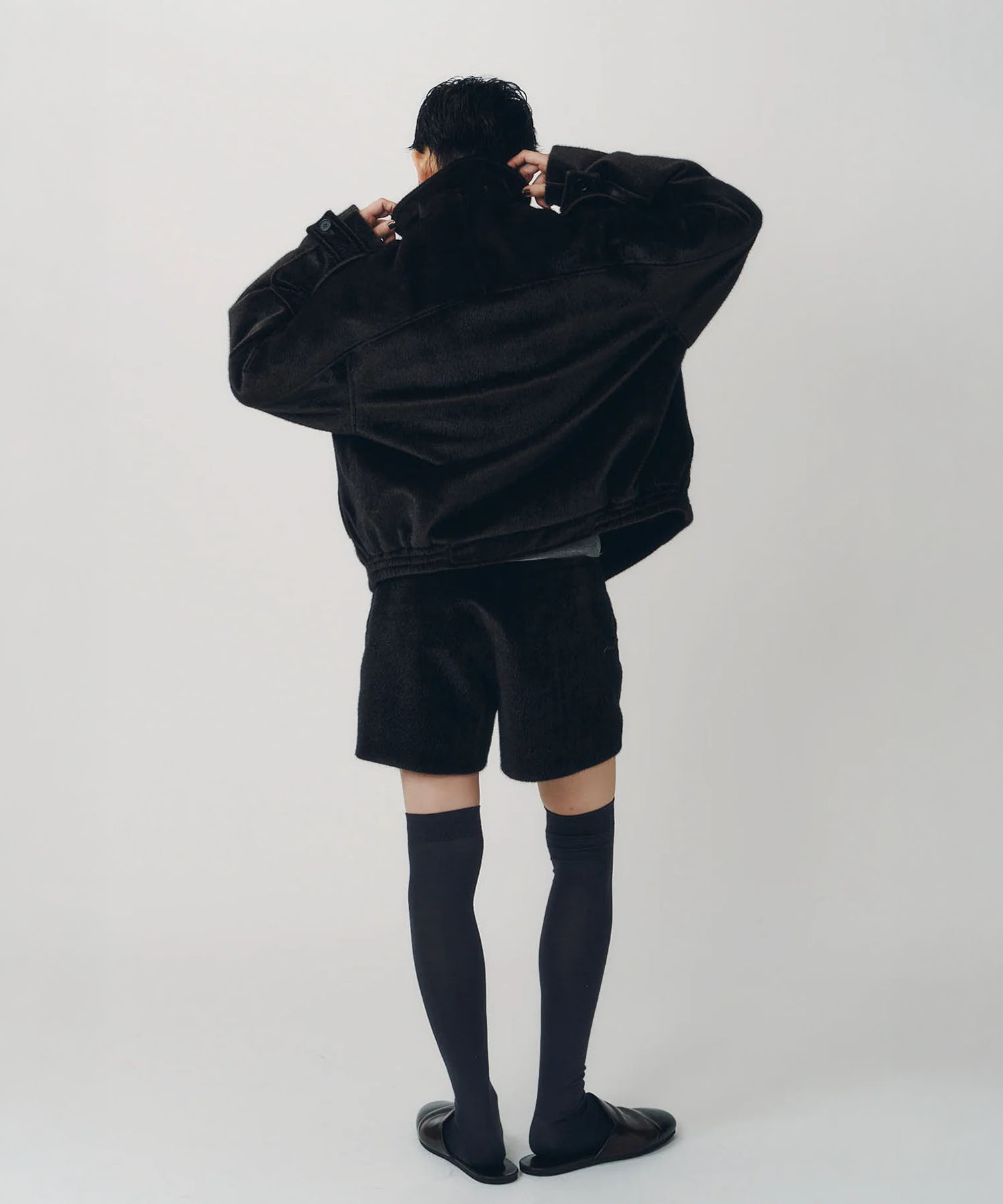 pony-like blouson(unisex)/darkbrown Knuth Marf