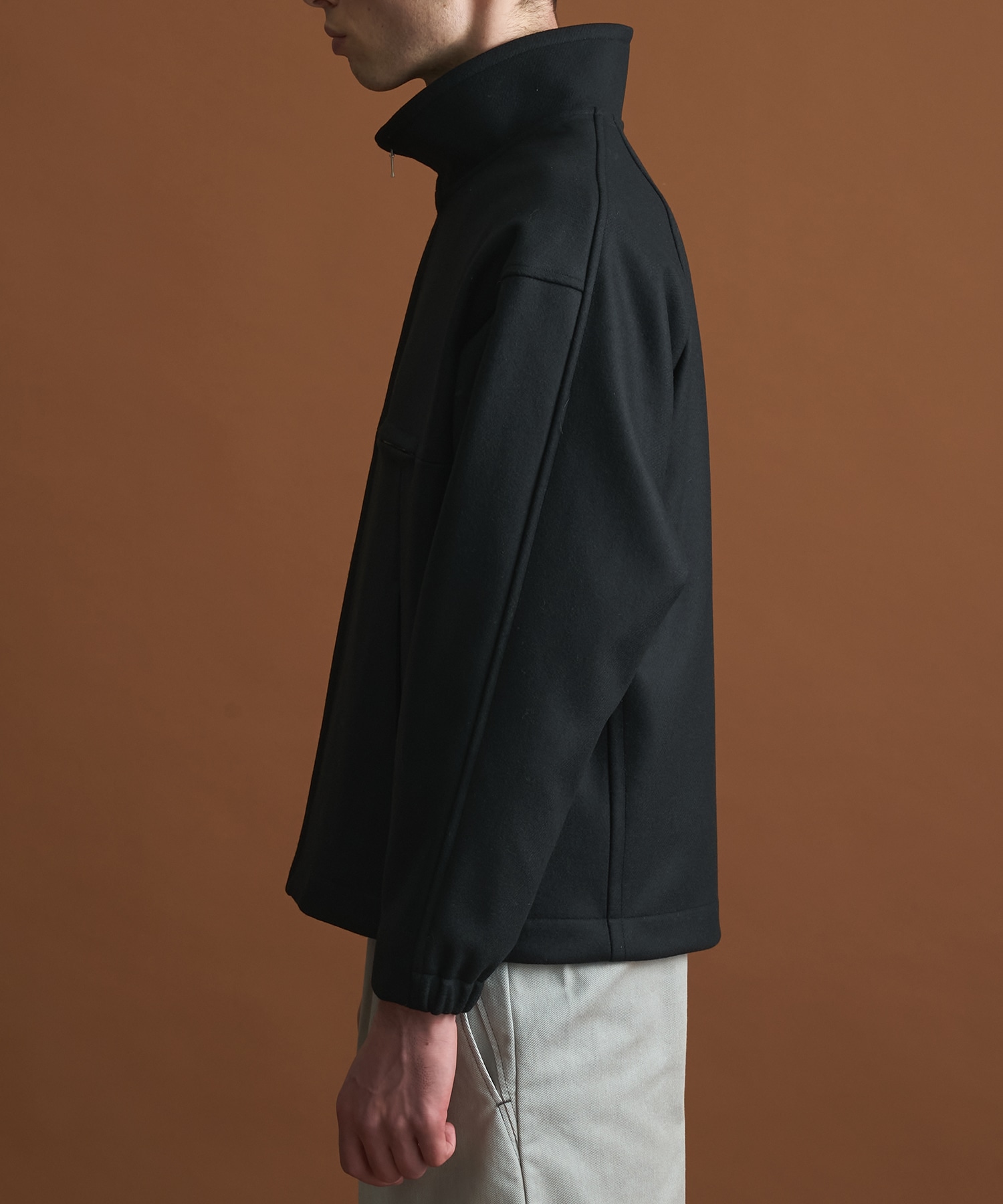 S140 STAND COLLAR ZIP BLOUSON CONZ