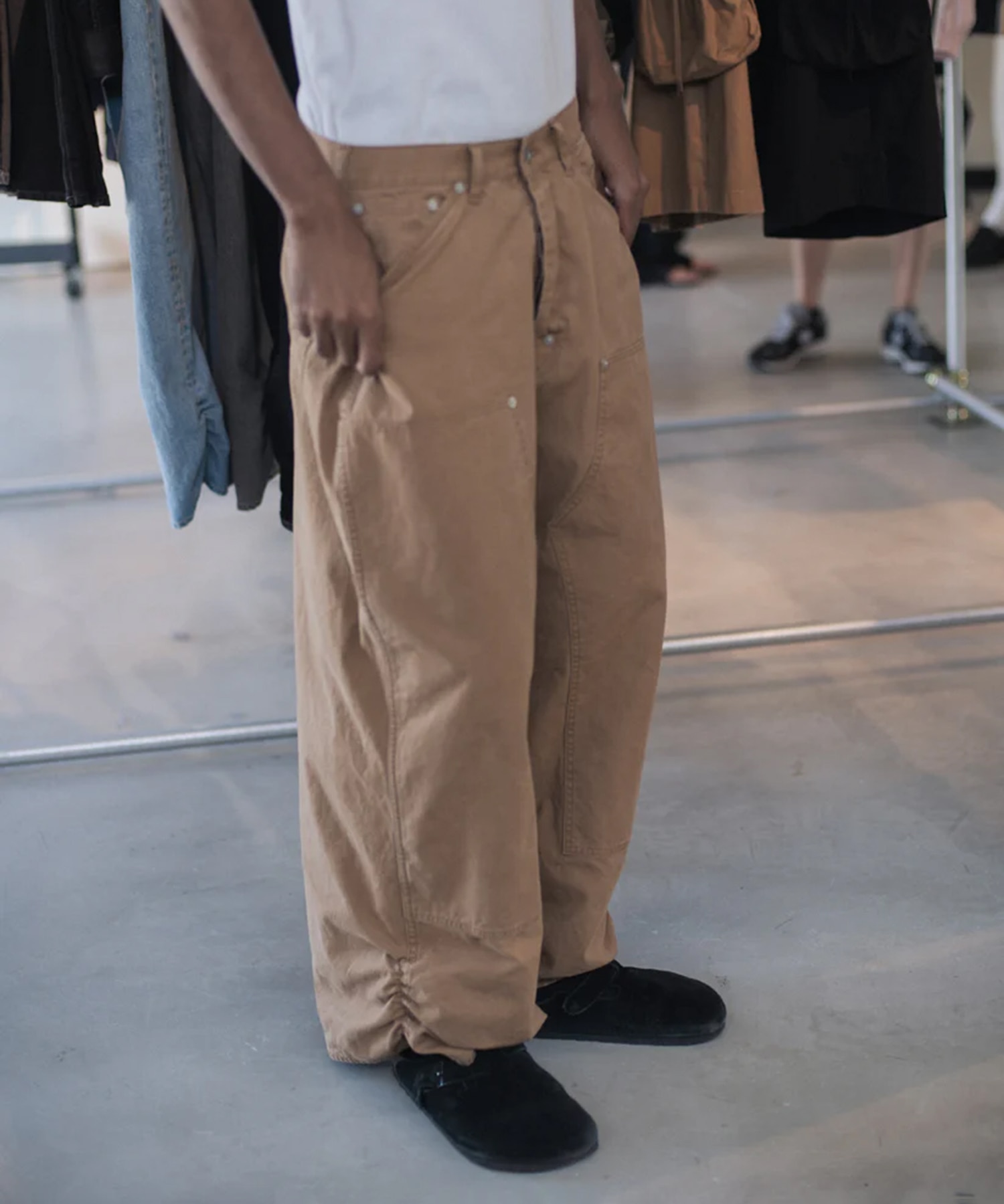 FRESH MAN DOUBLE KNEE PANTS refomed