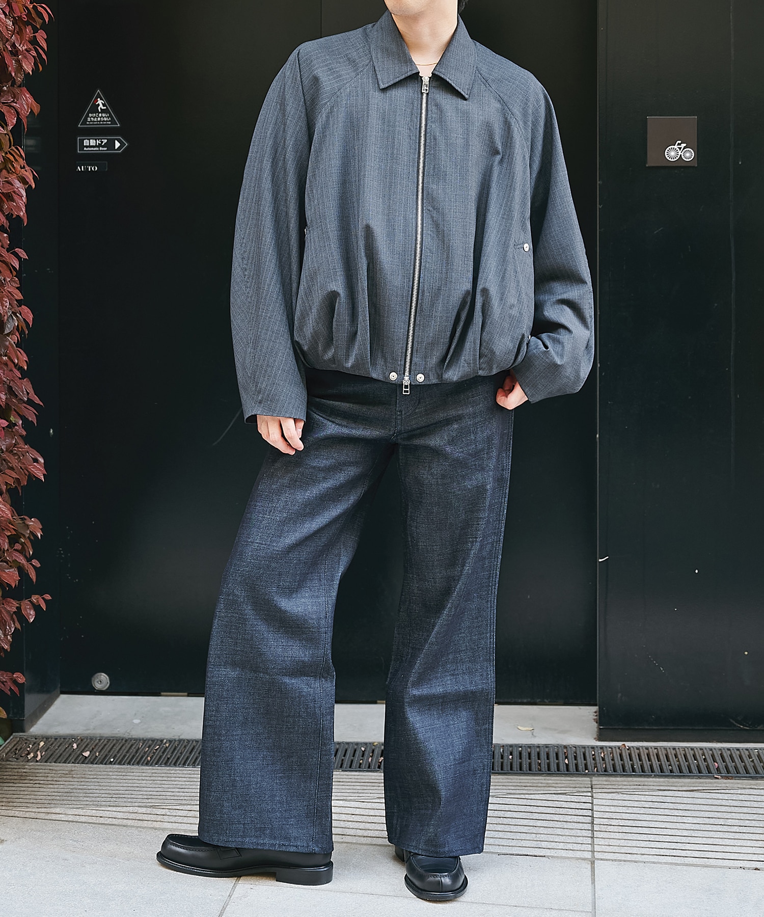 15oz selvedge straight leg jeans CONZ