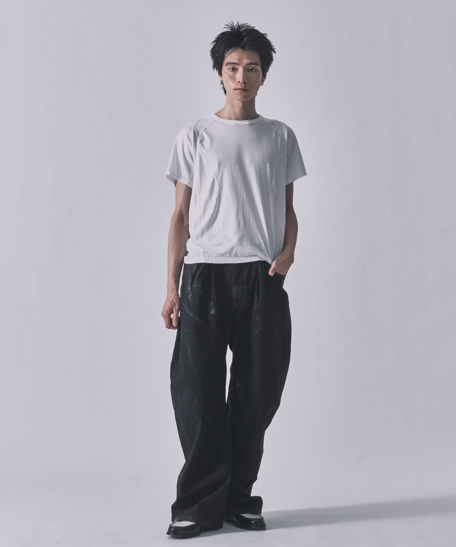 duck curved pants wax vintage CONZ