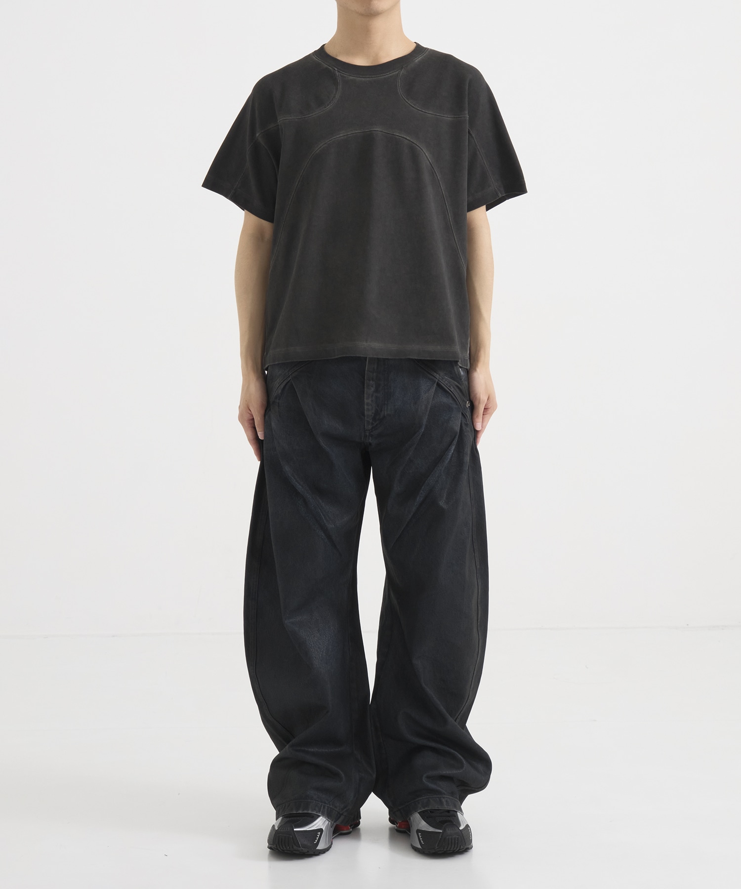 パネルハーフスリーブTEE CONZ
