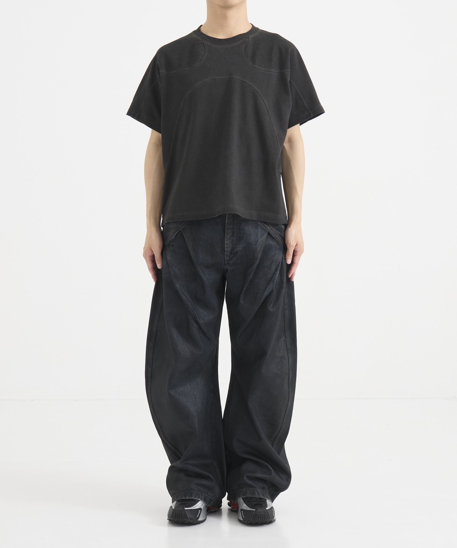 パネルハーフスリーブTEE CONZ