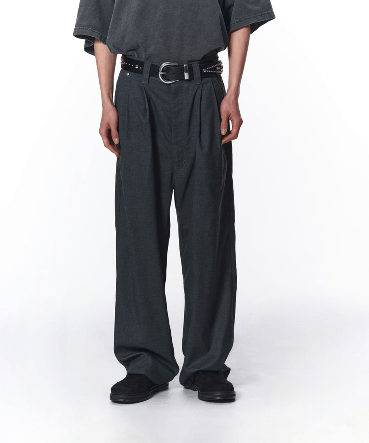 TWO TUCK SLACKS JieDa