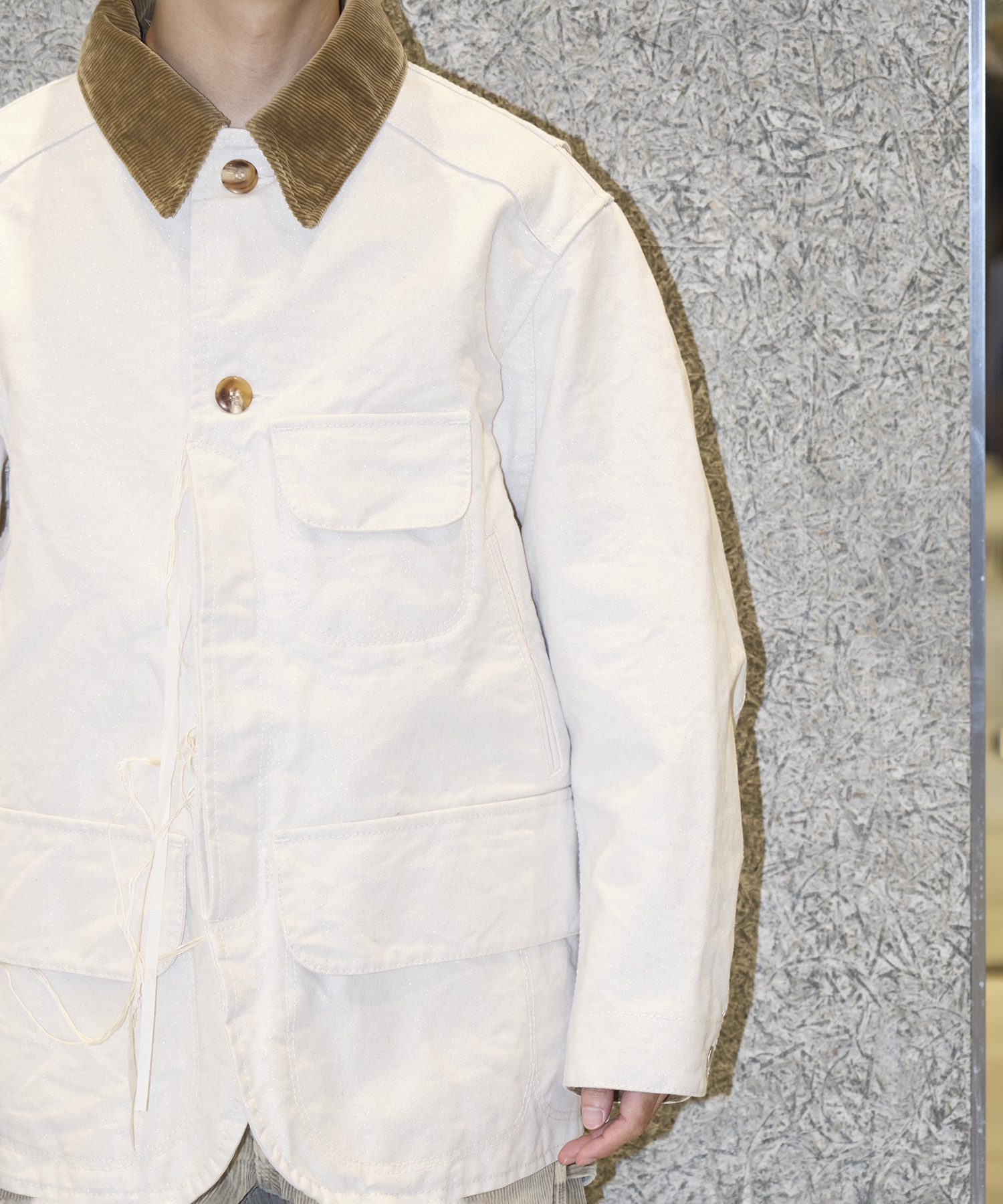GLITTER CANVAS HUNTING JACKET Midorikawa