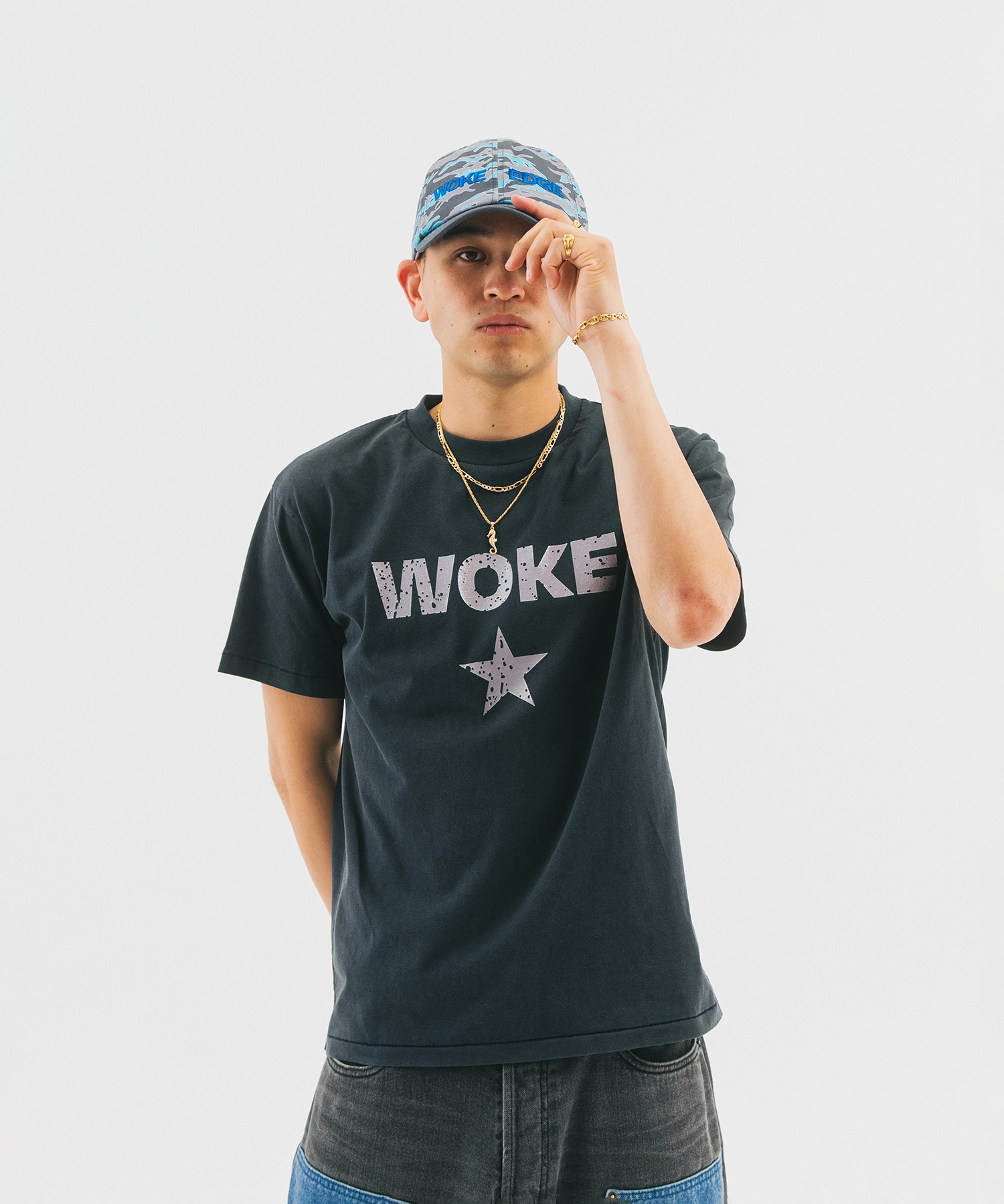 Lizard Camo Logo Cap WOKE EDGE