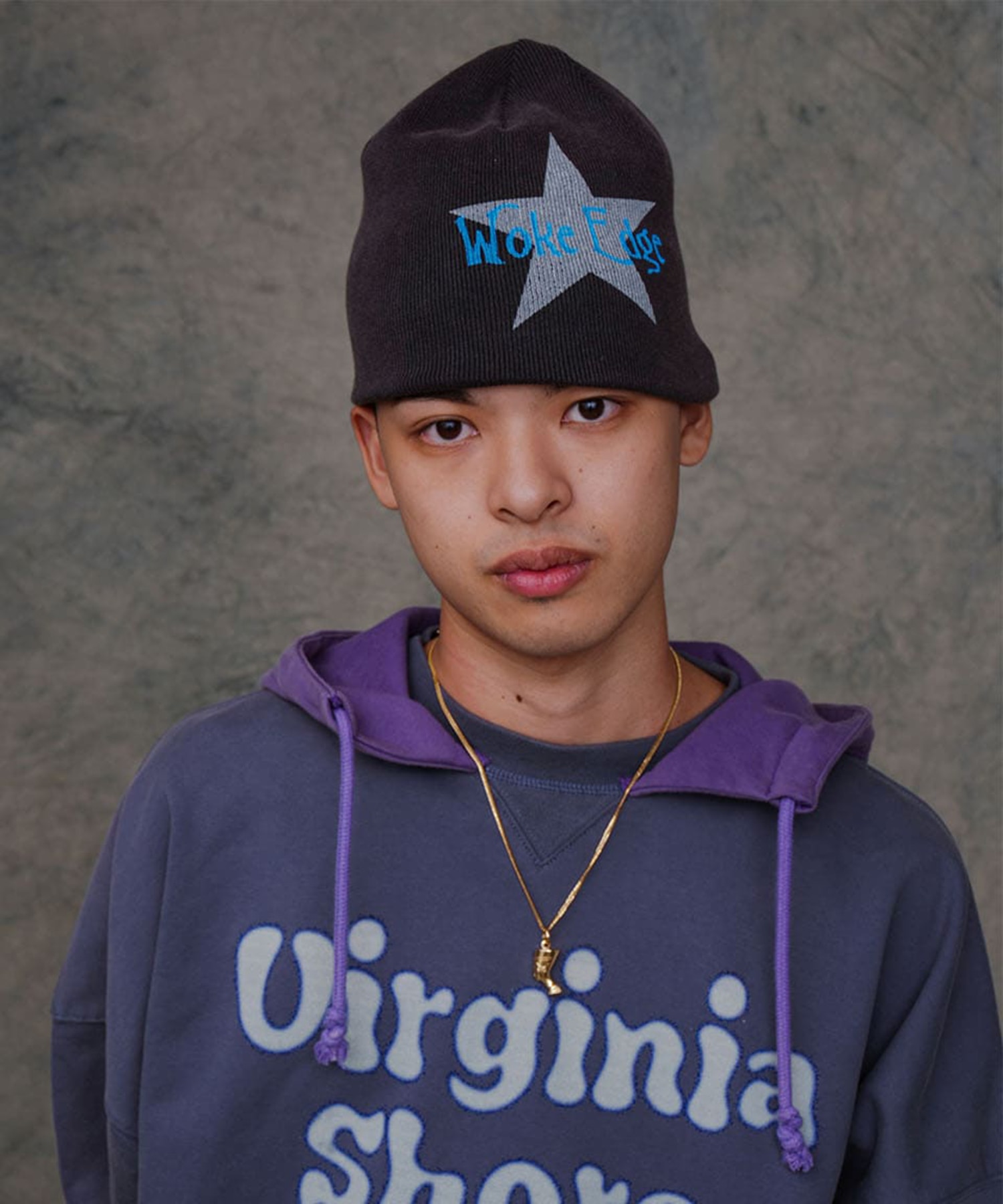 Star Logo Beanie WOKE EDGE