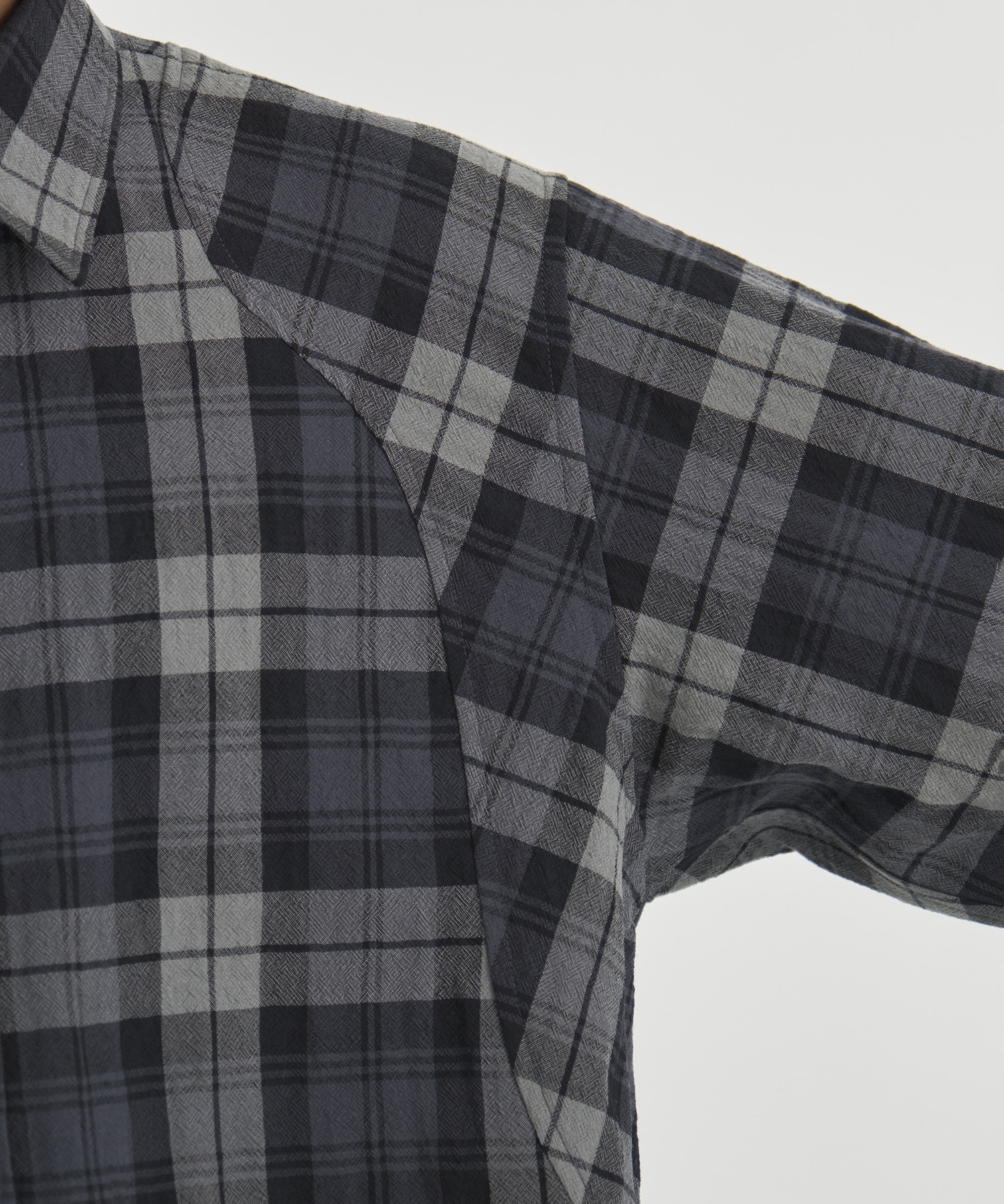 COMPACT FIT WOOL PANEL SHIRT CONZ