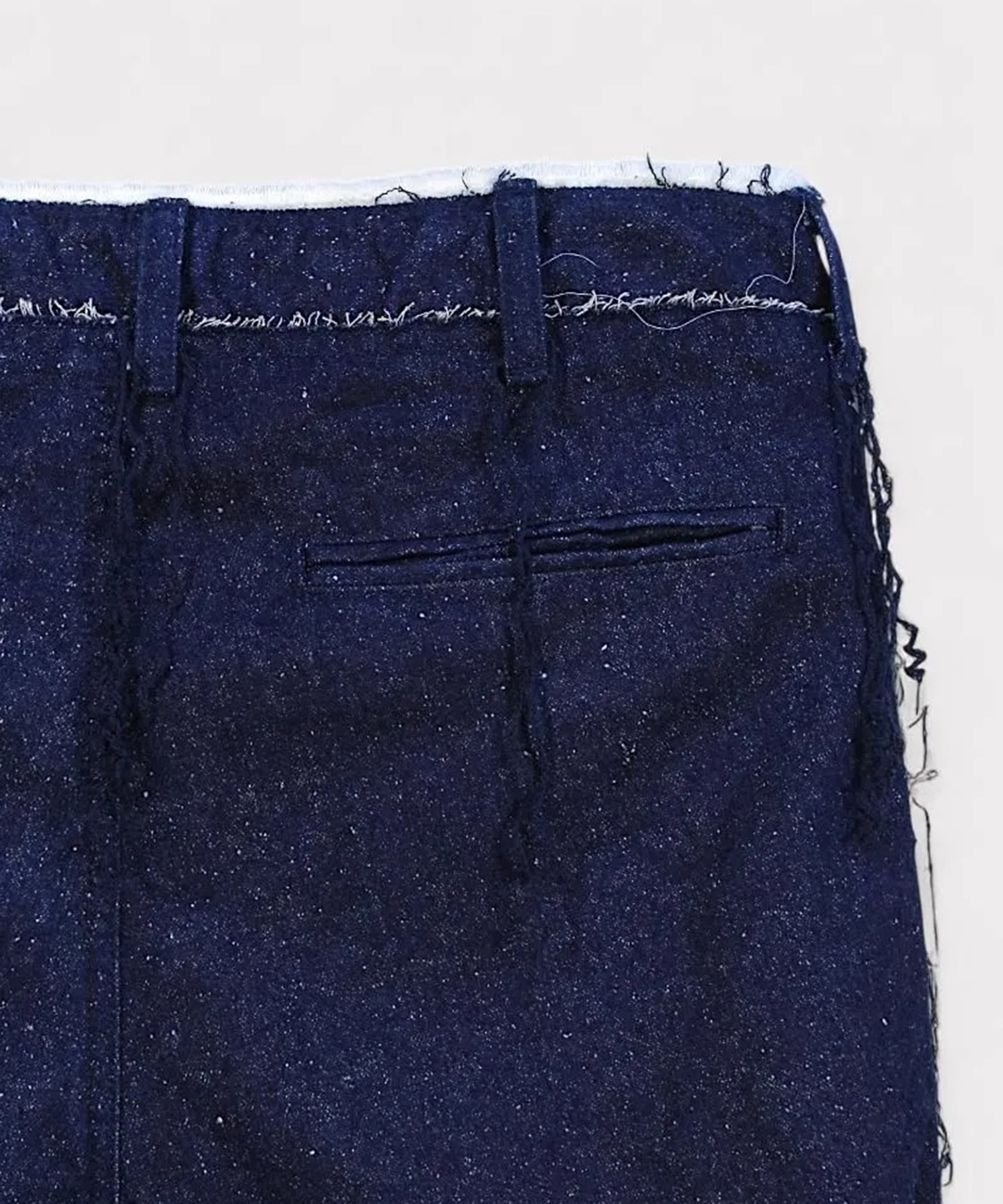 SILK DENIM PANTS Midorikawa