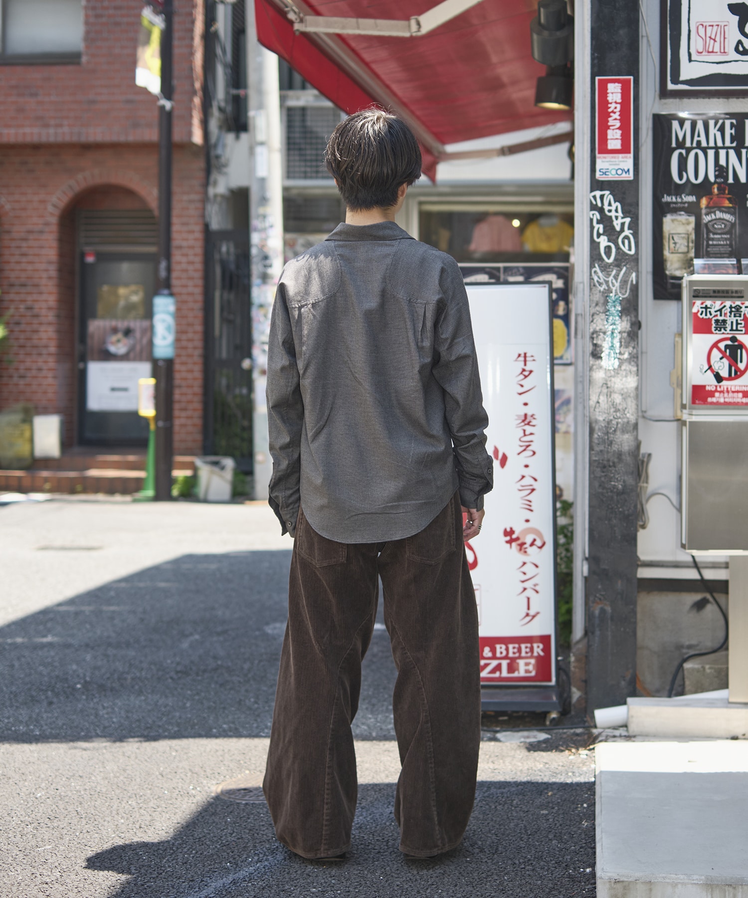 3D TWISTED WIDE LEG 5P PANTS NVRFRGT