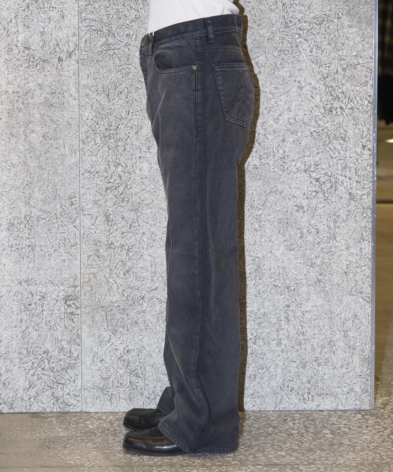 GEOMETRY DENIM PANTS STEAF