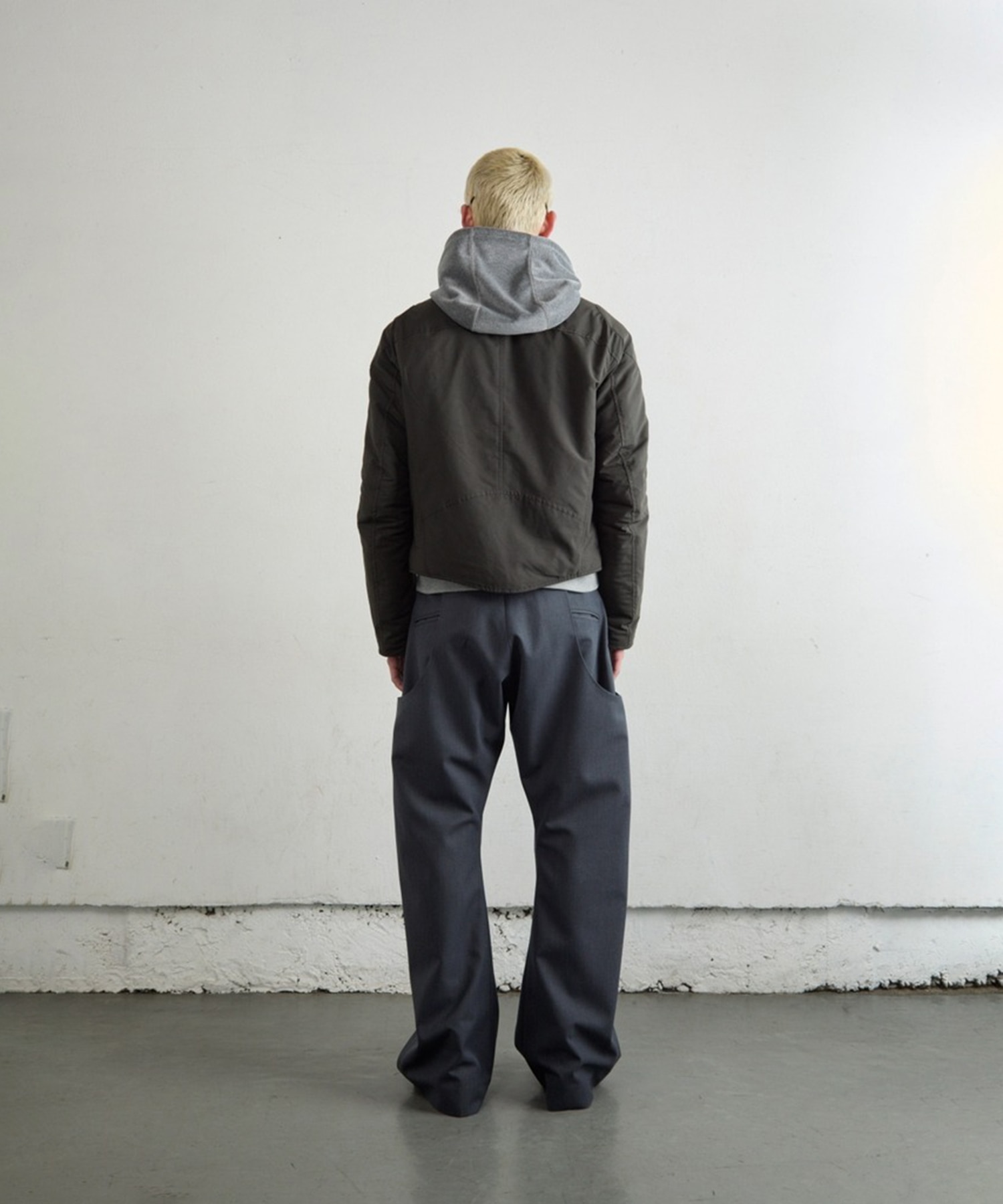 CURVED LEG UTILITY TROUSERS NVRFRGT