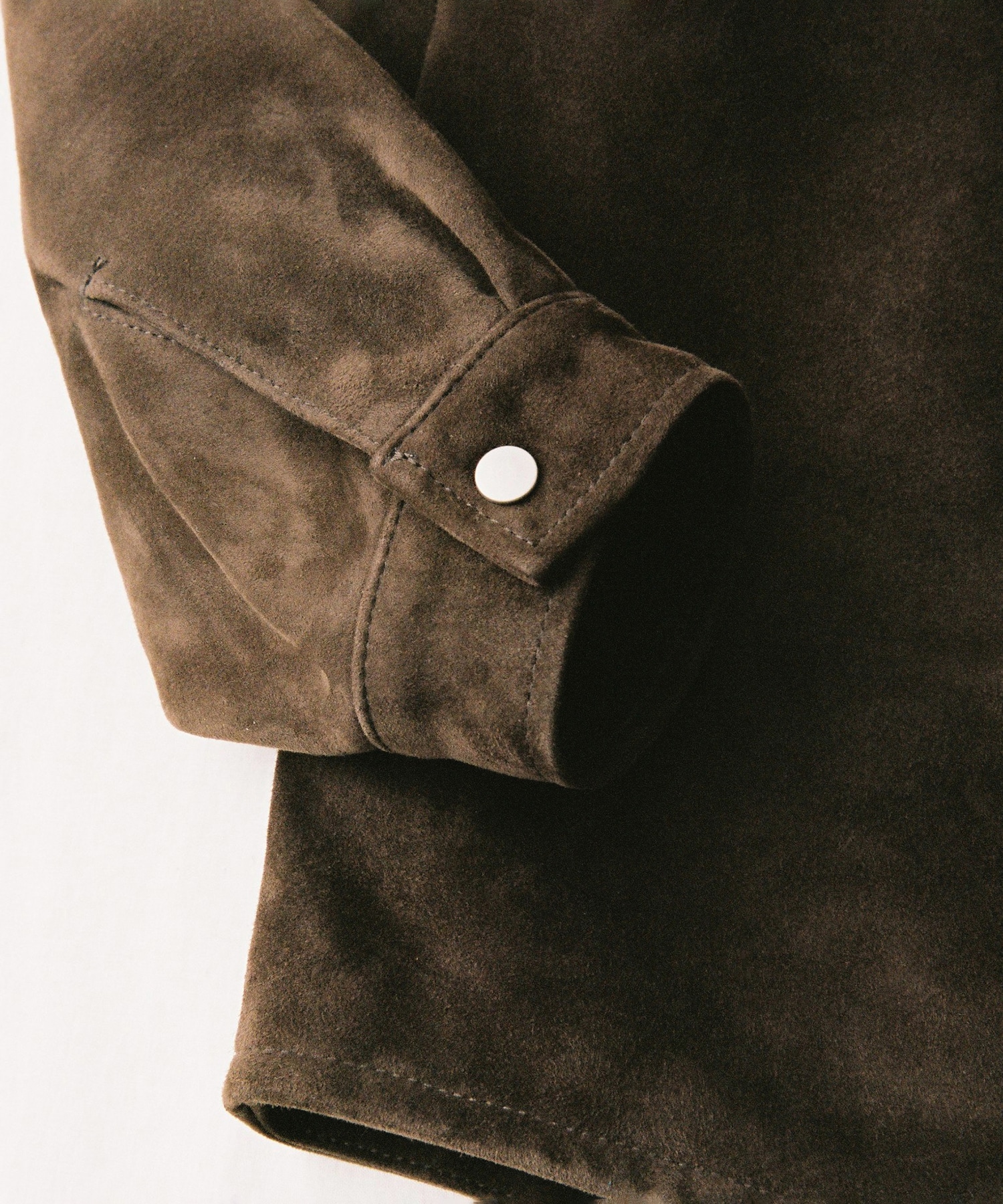 LEATHER SHIRT JACKET SUEDE The DUFFER N NEPHEWS