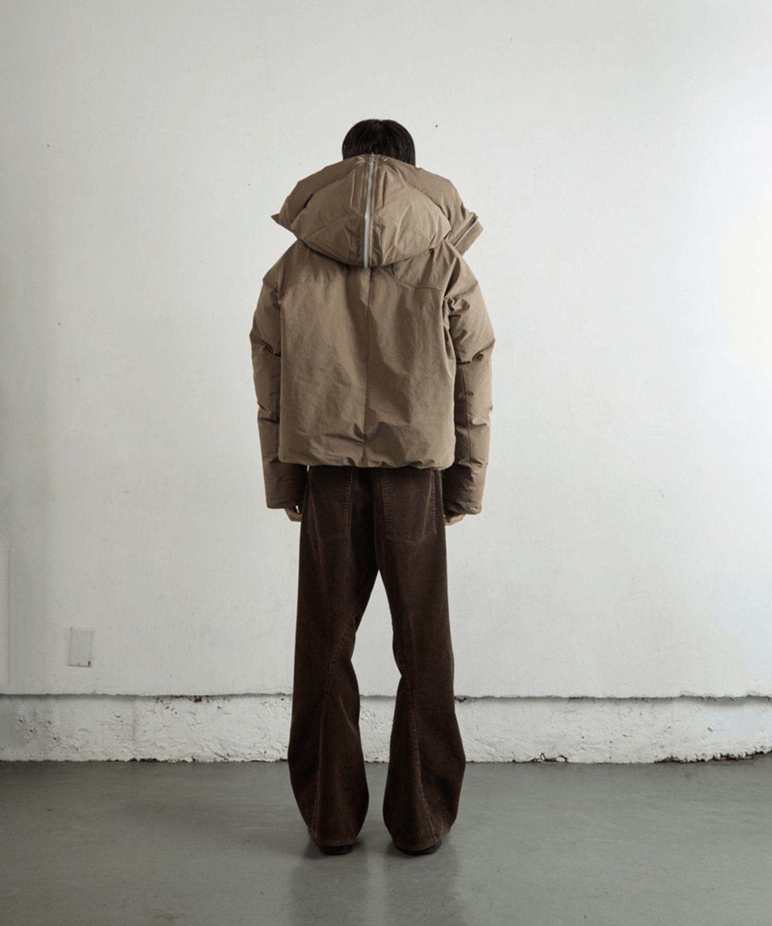 HOODED PUFFER JACKET NVRFRGT