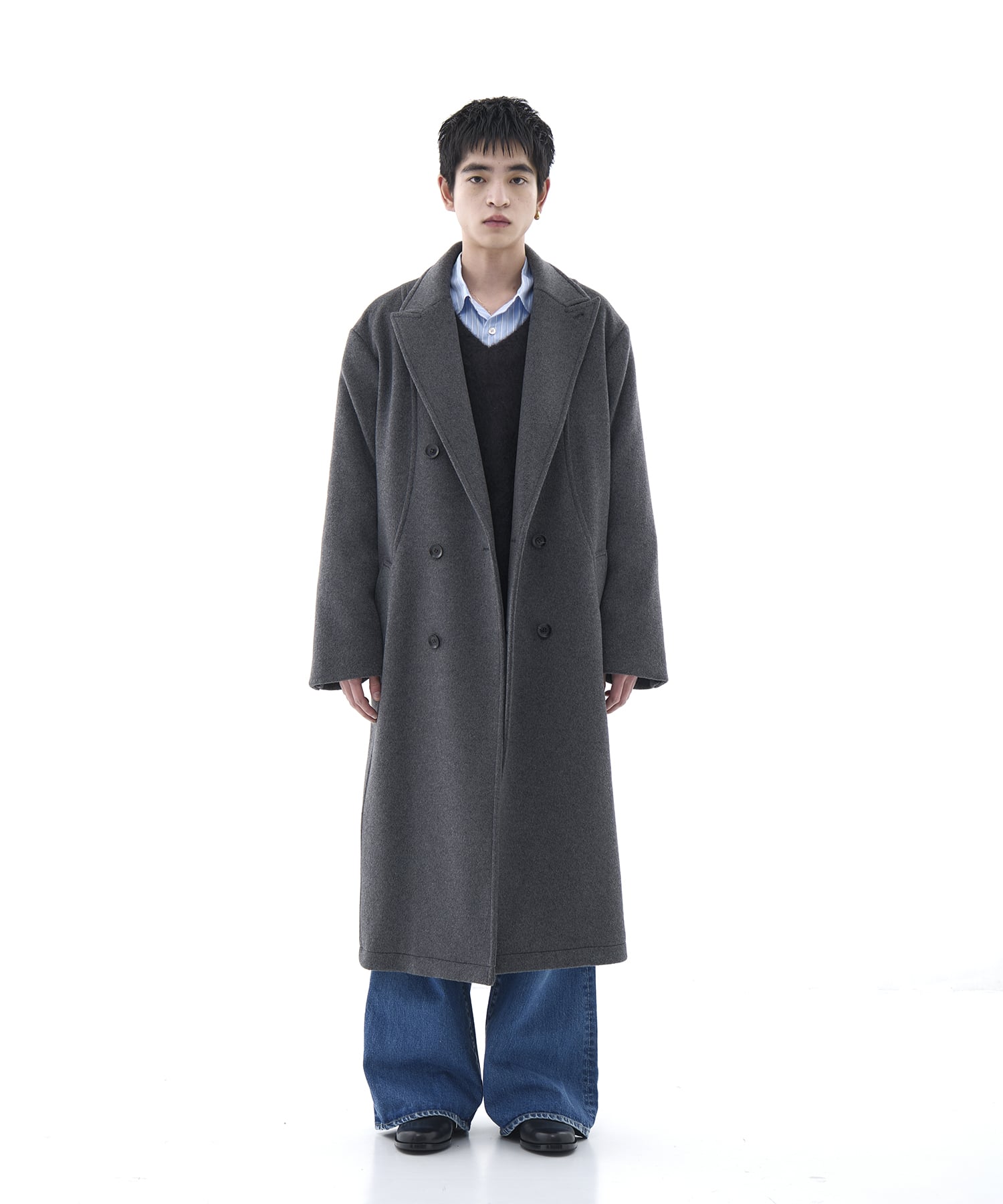 DOUBLE BREASTED CHESTER COAT CONZ